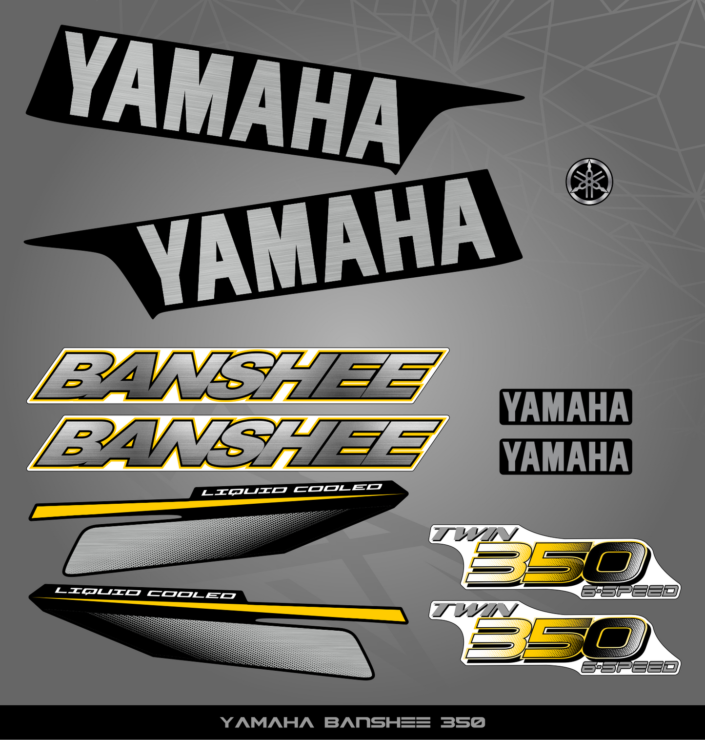 Partial Sticker Kit for Yamaha Banshee 350