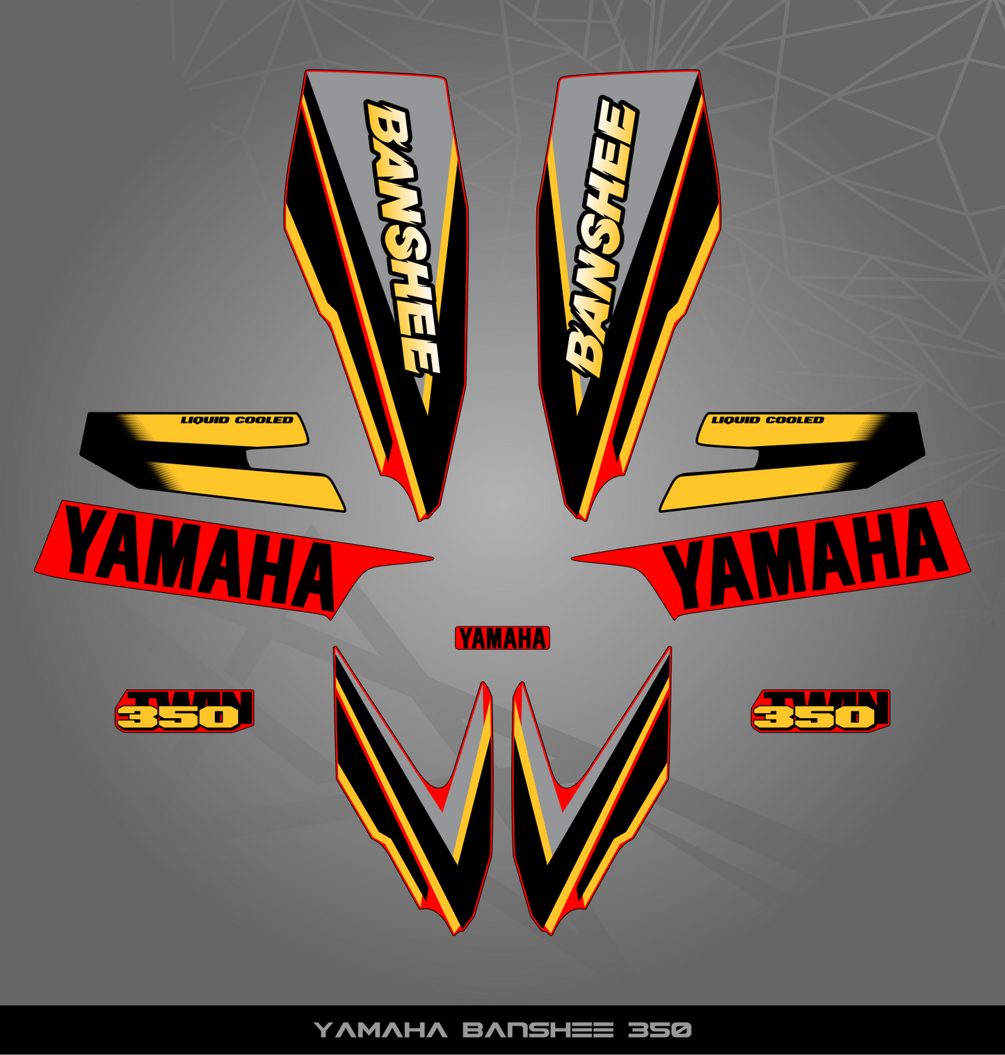 Partial Sticker Kit for Yamaha Banshee 350