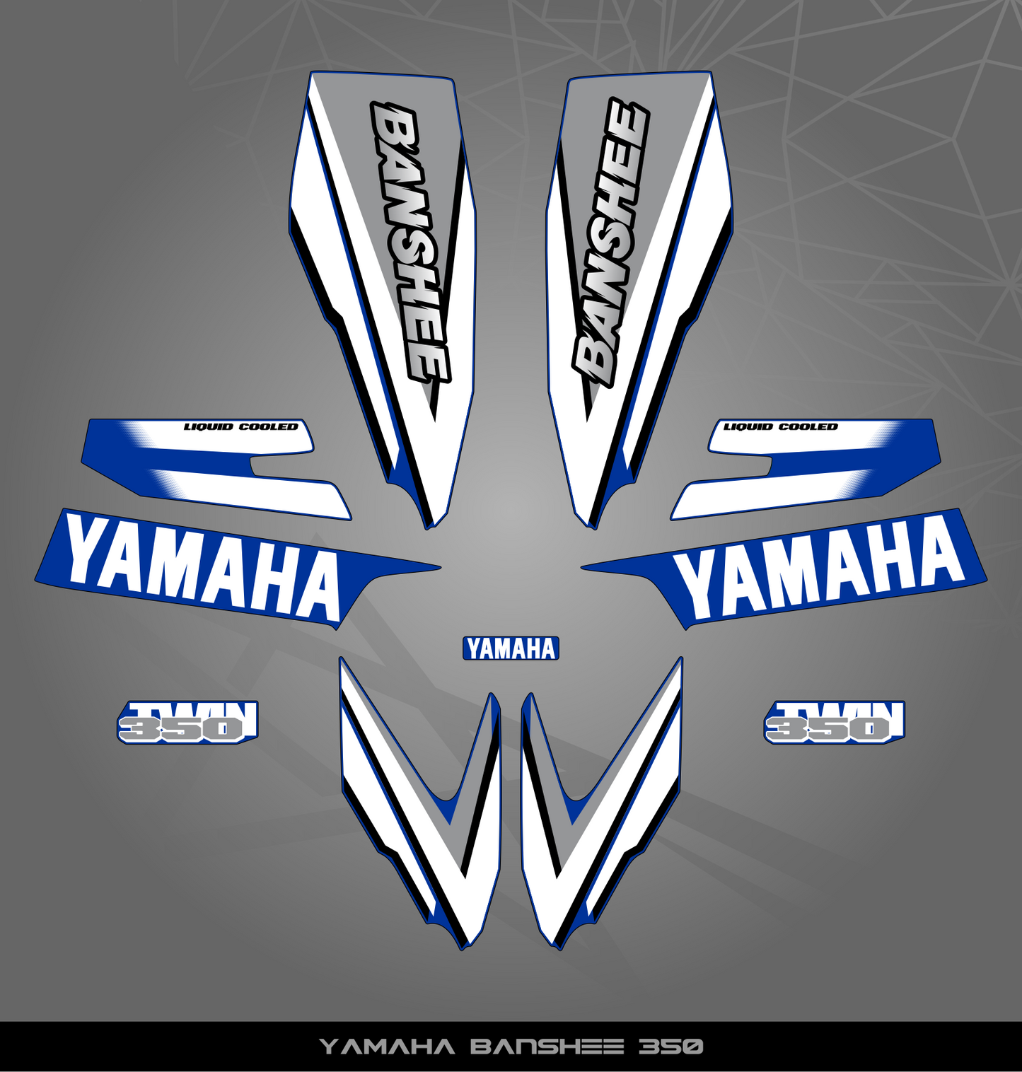 Partial Sticker Kit for Yamaha Banshee 350