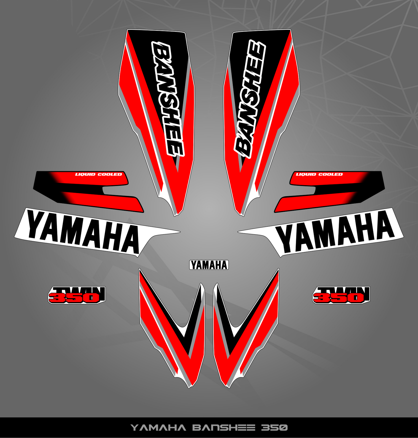 Partial Sticker Kit for Yamaha Banshee 350