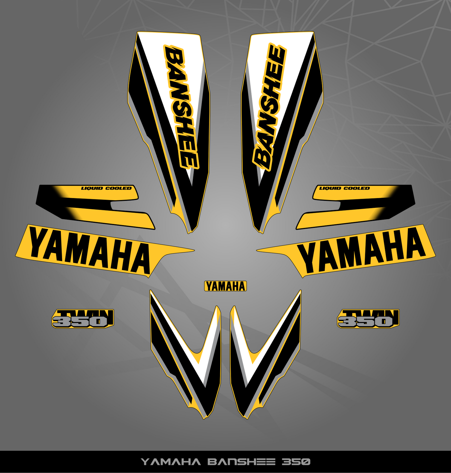 Partial Sticker Kit for Yamaha Banshee 350