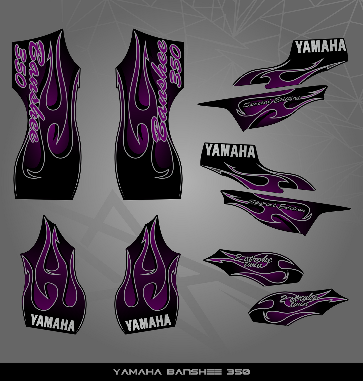 Partial Sticker Kit for Yamaha Banshee 350