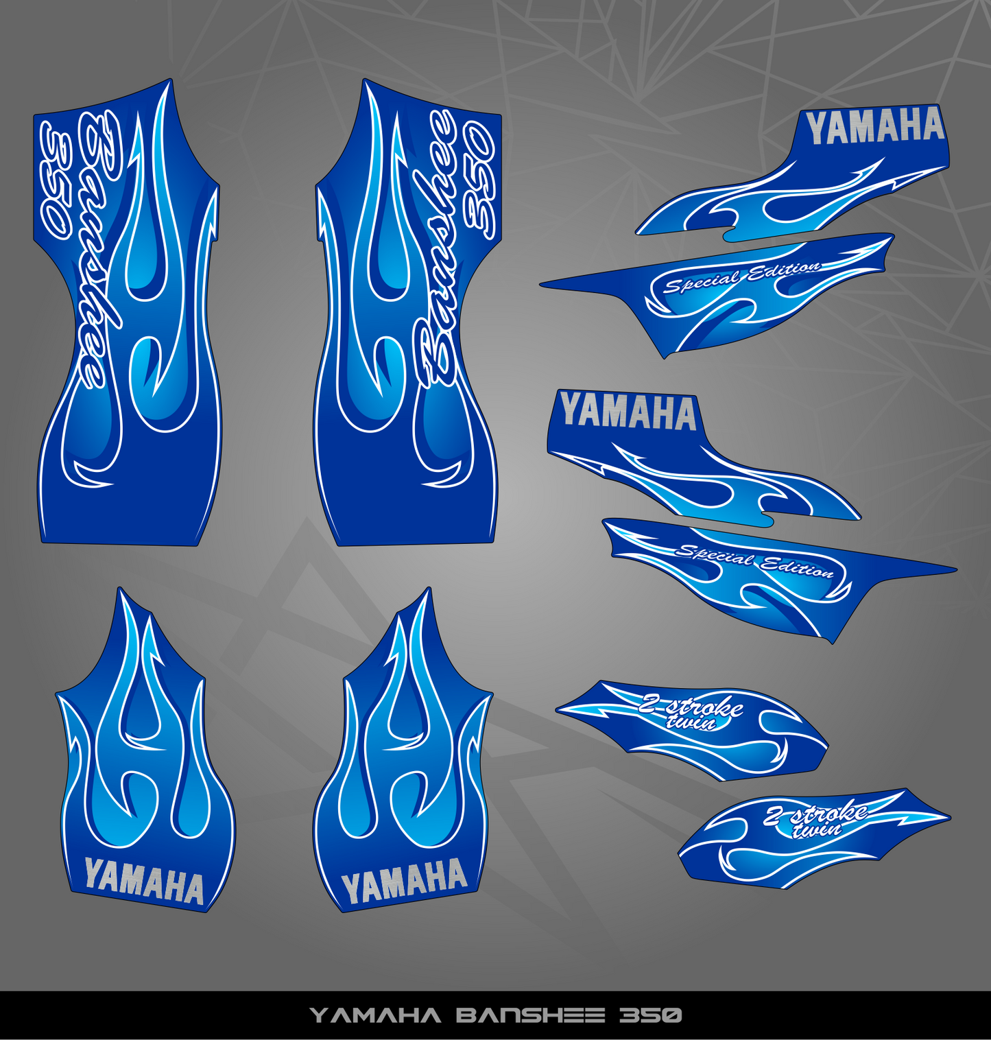Partial Sticker Kit for Yamaha Banshee 350