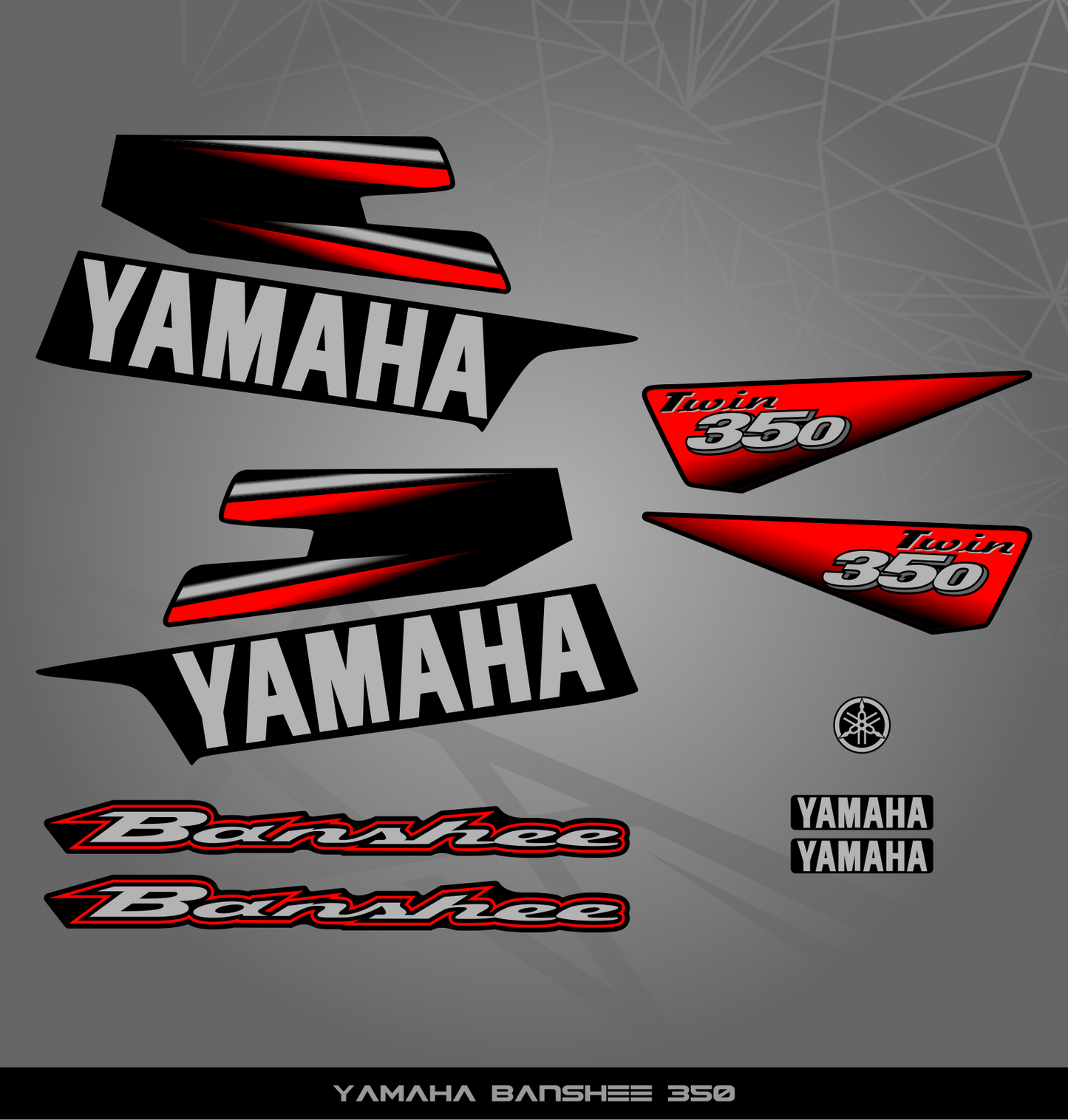 Partial Sticker Kit for Yamaha Banshee 350