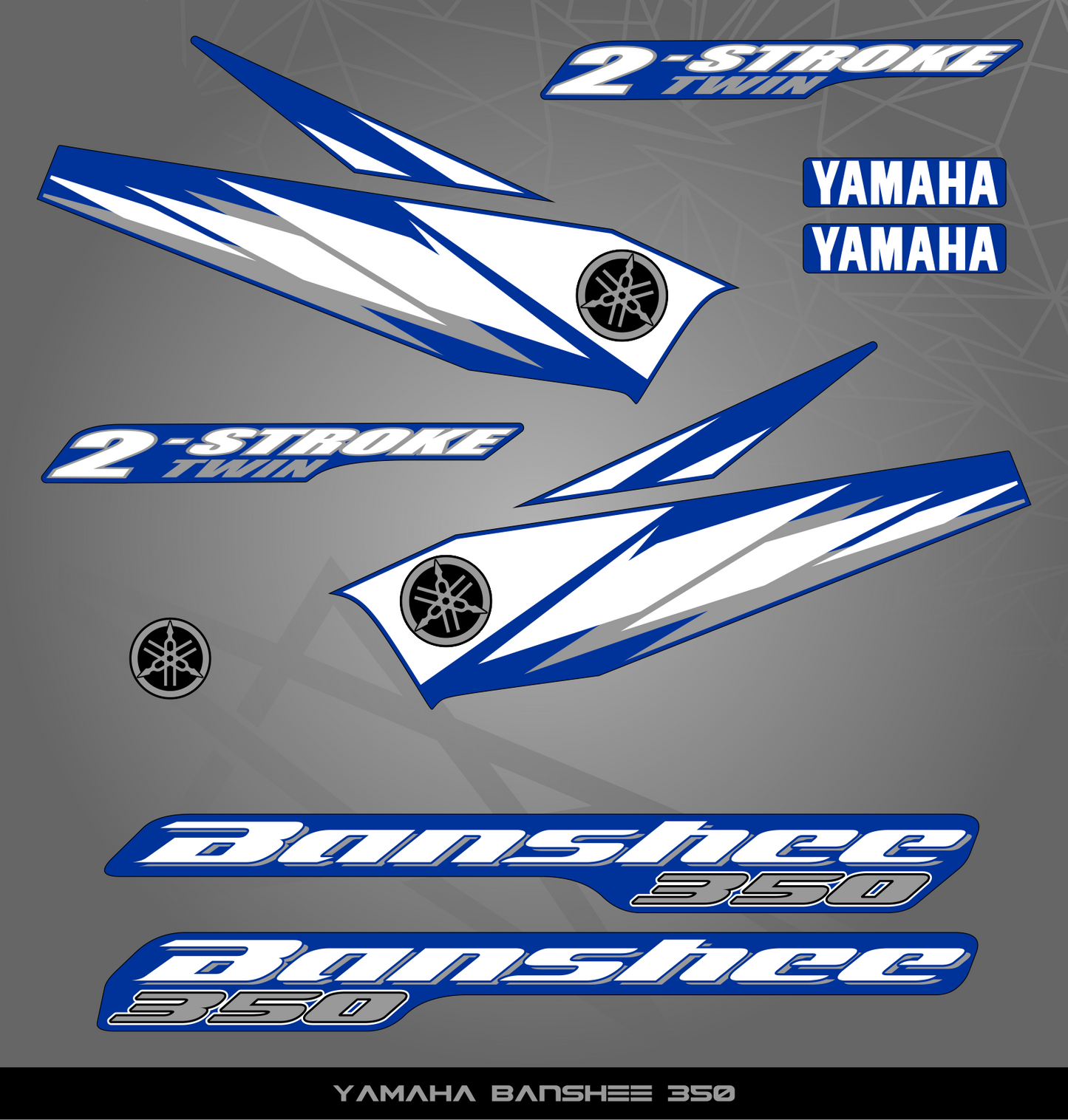 Partial Sticker Kit for Yamaha Banshee 350