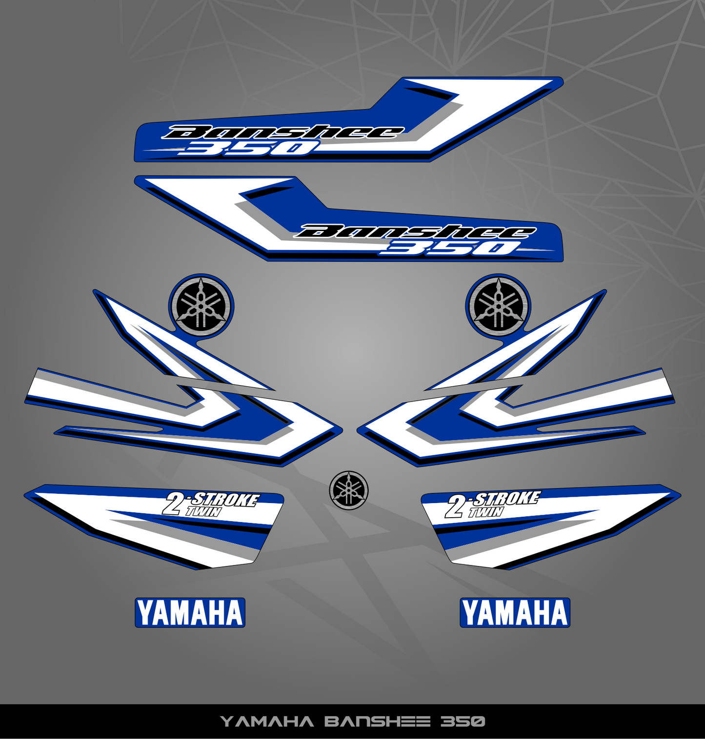 Partial Sticker Kit for Yamaha Banshee 350