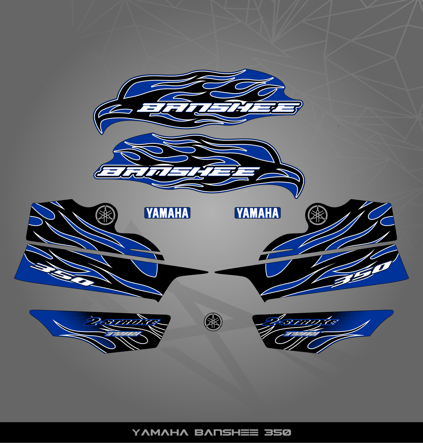 Partial Sticker Kit for Yamaha Banshee 350