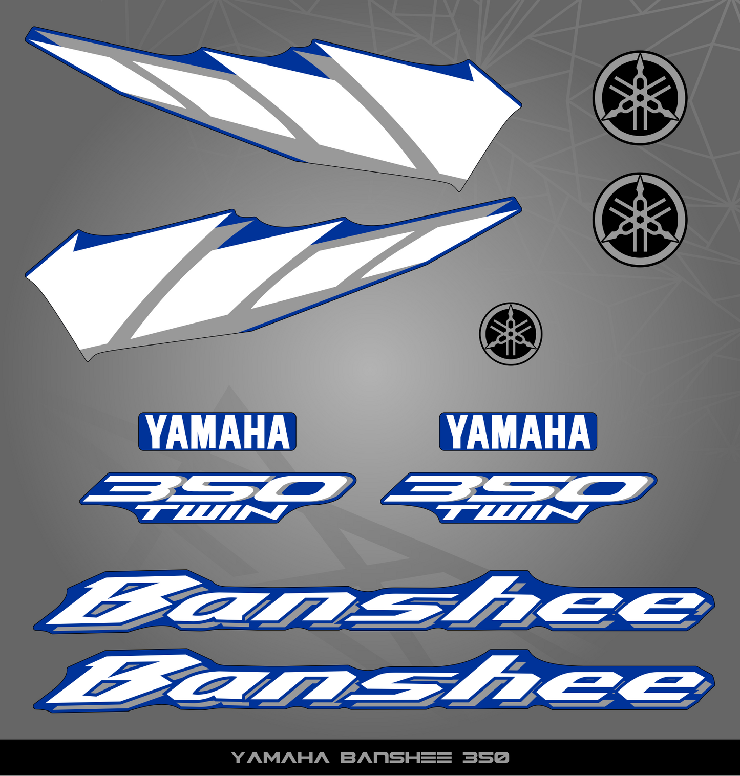 Partial Sticker Kit for Yamaha Banshee 350