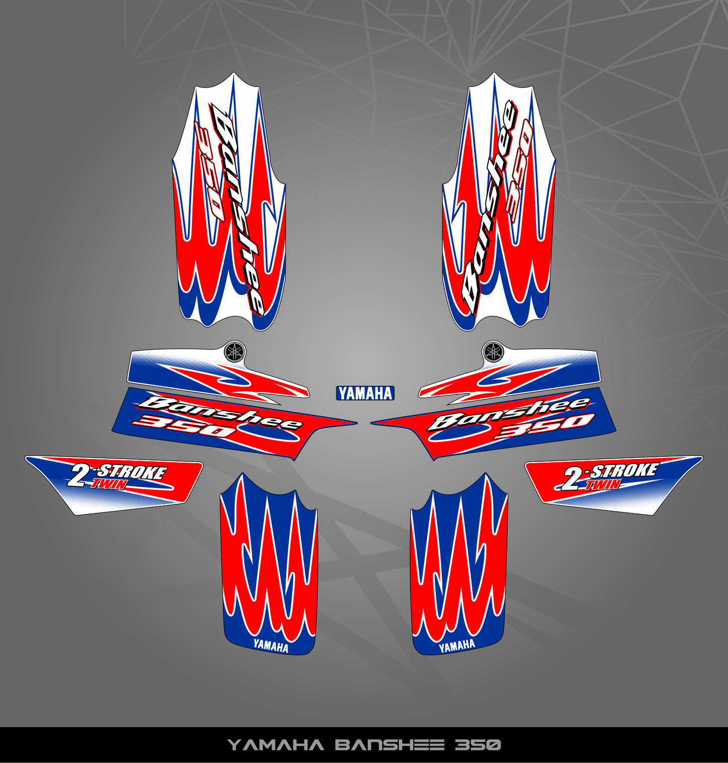 Partial Sticker Kit for Yamaha Banshee 350