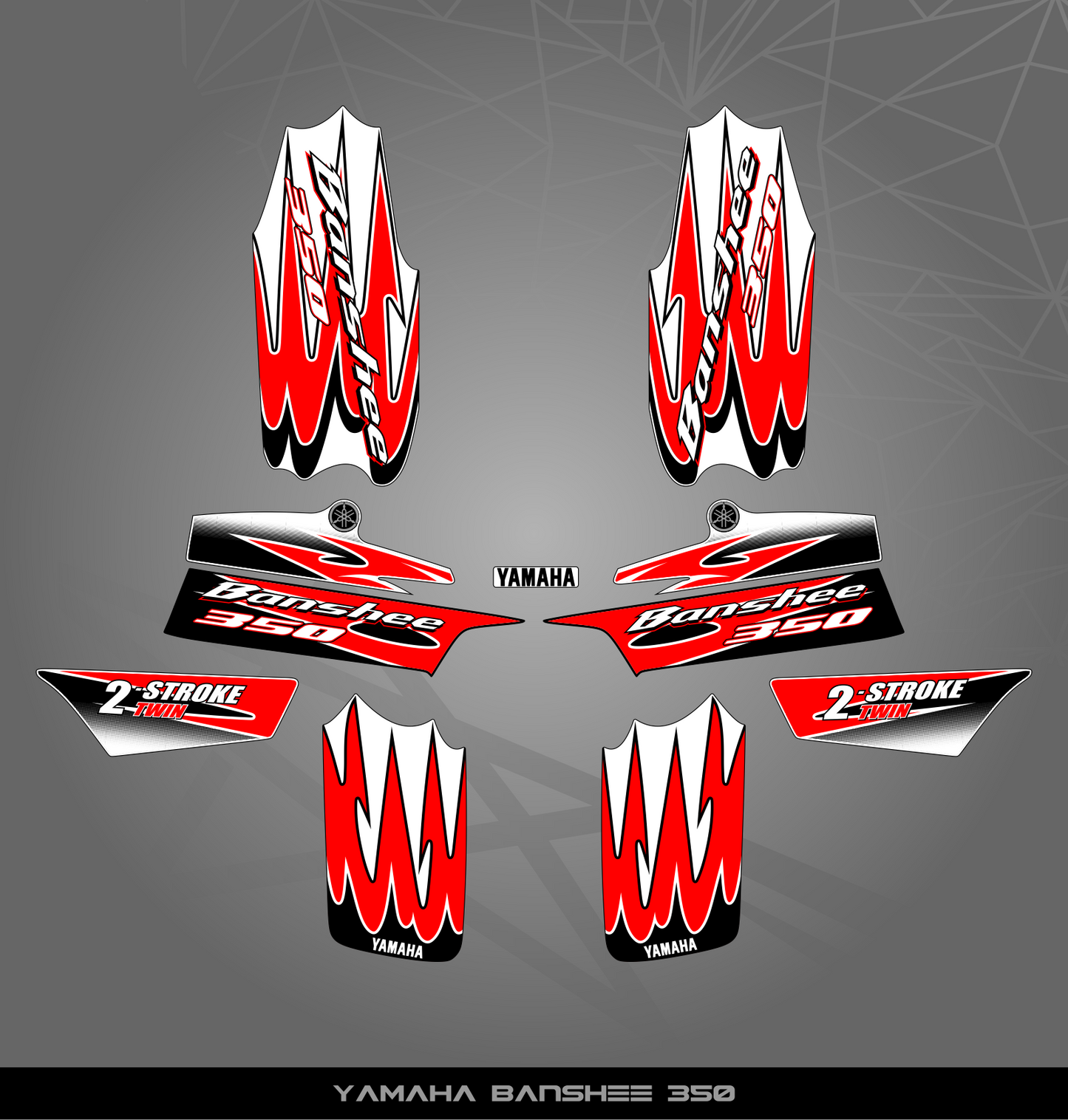 Partial Sticker Kit for Yamaha Banshee 350