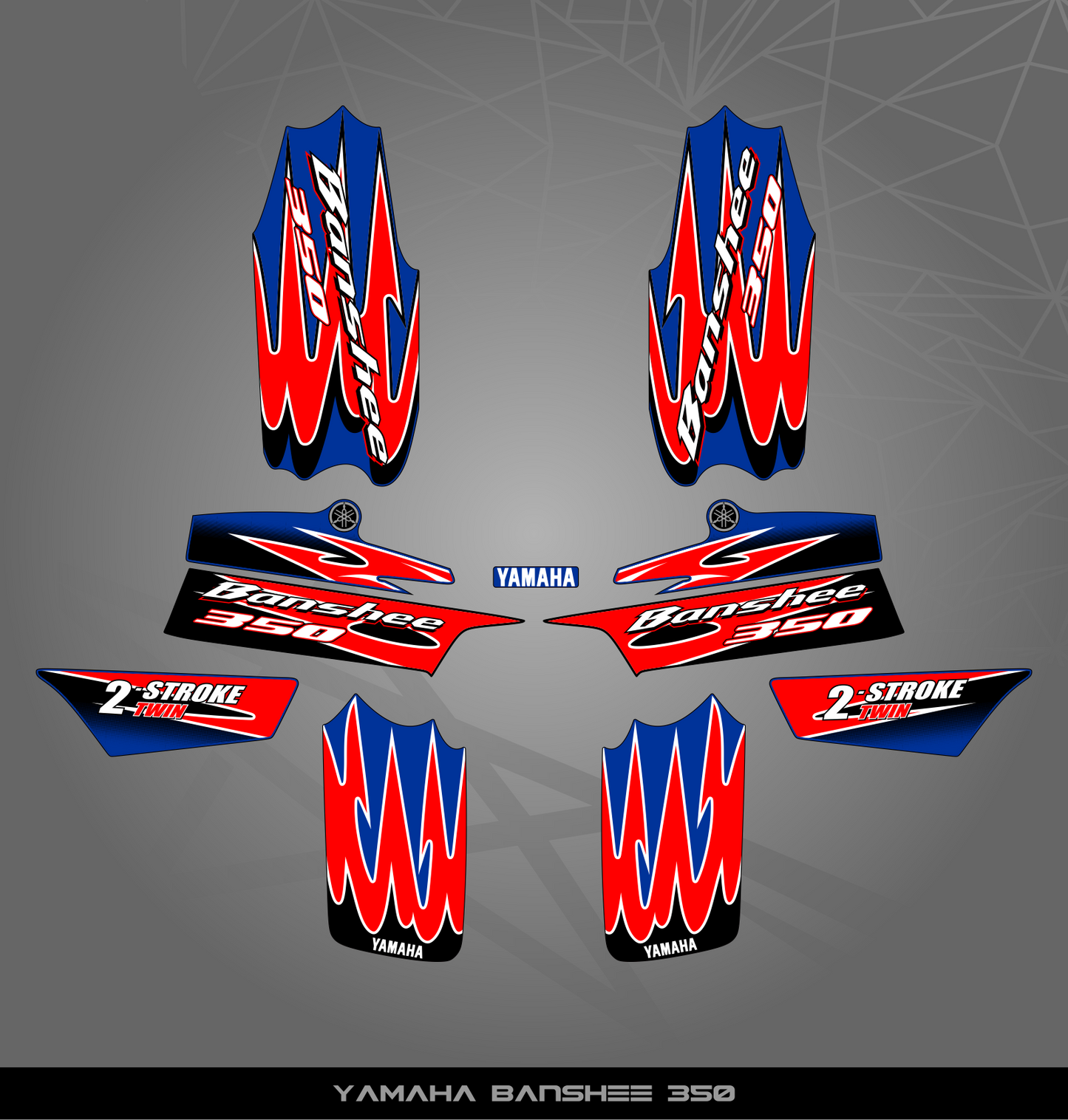 Partial Sticker Kit for Yamaha Banshee 350
