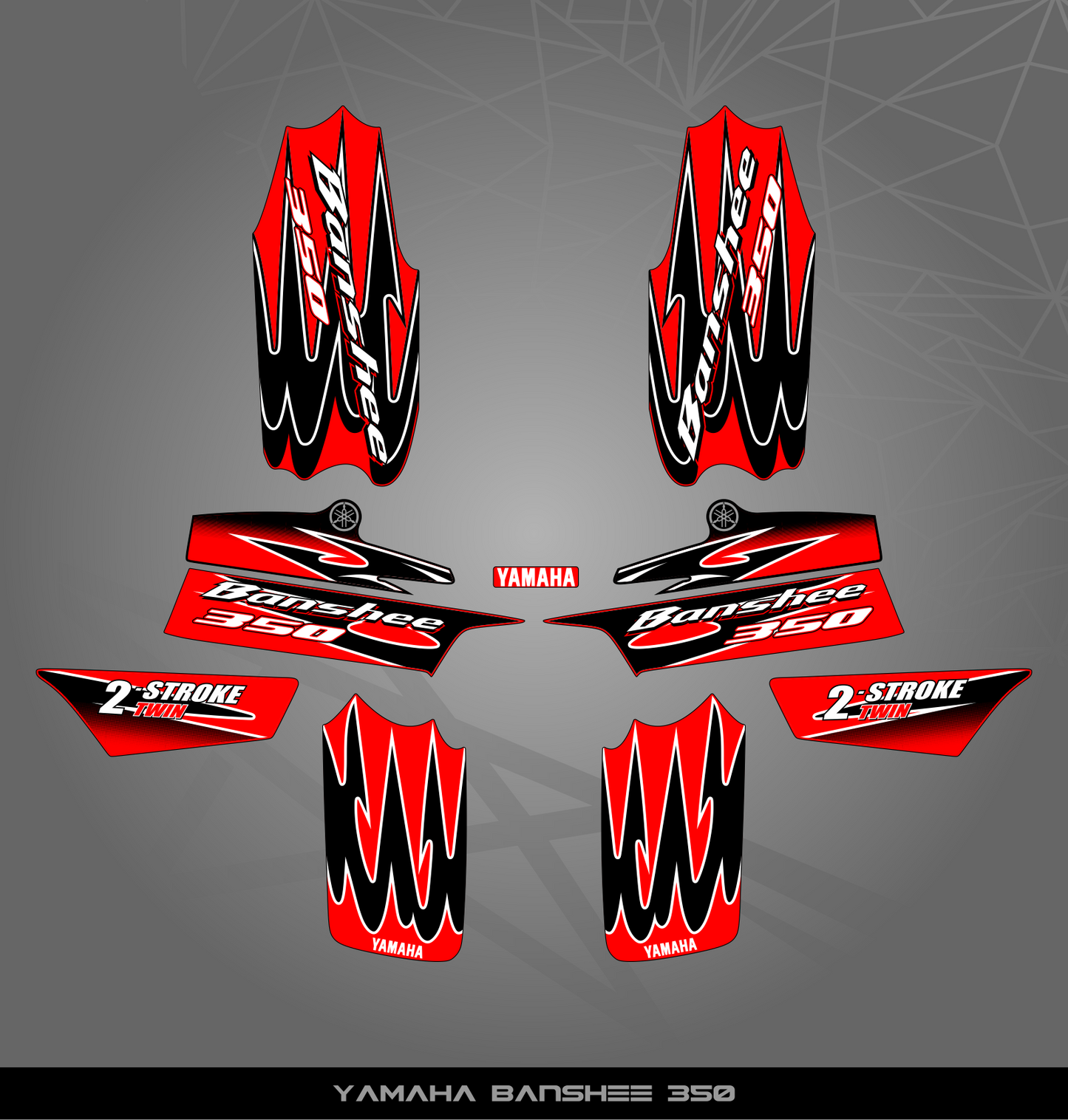 Partial Sticker Kit for Yamaha Banshee 350