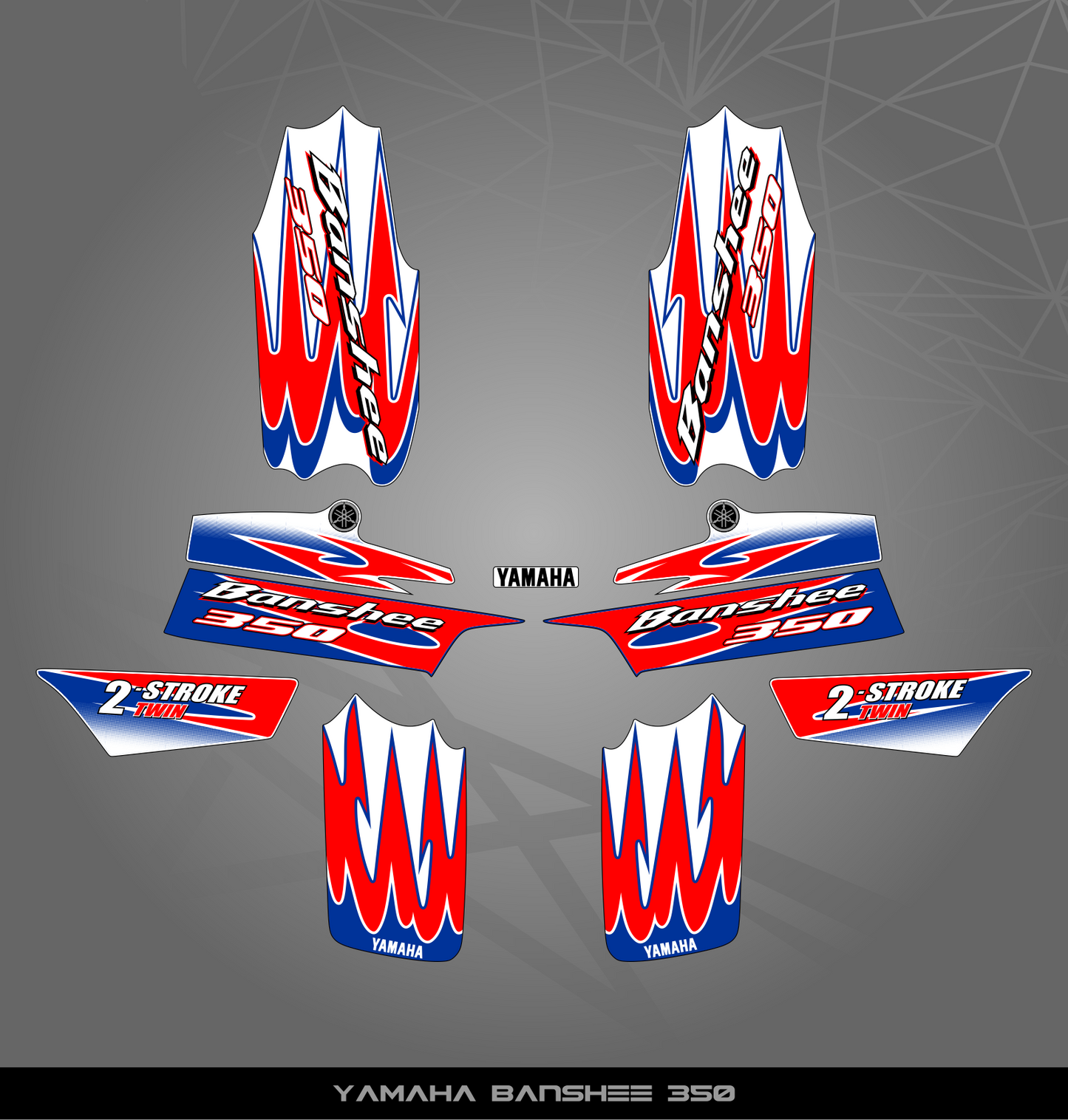 Partial Sticker Kit for Yamaha Banshee 350