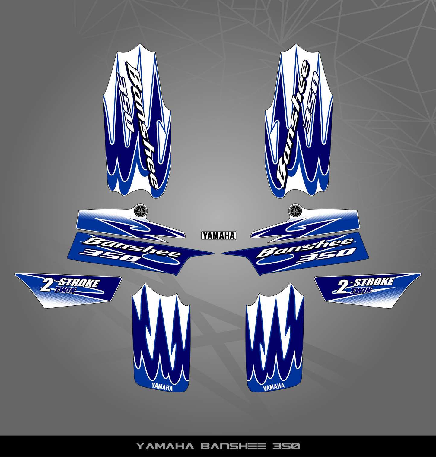 Partial Sticker Kit for Yamaha Banshee 350