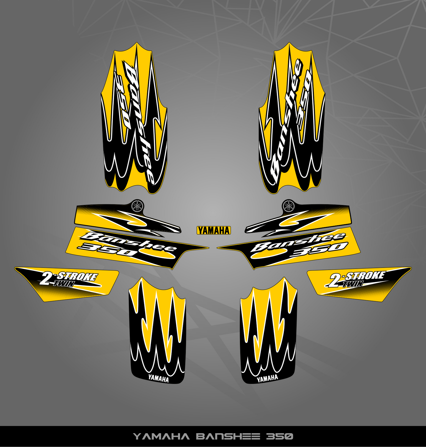 Partial Sticker Kit for Yamaha Banshee 350