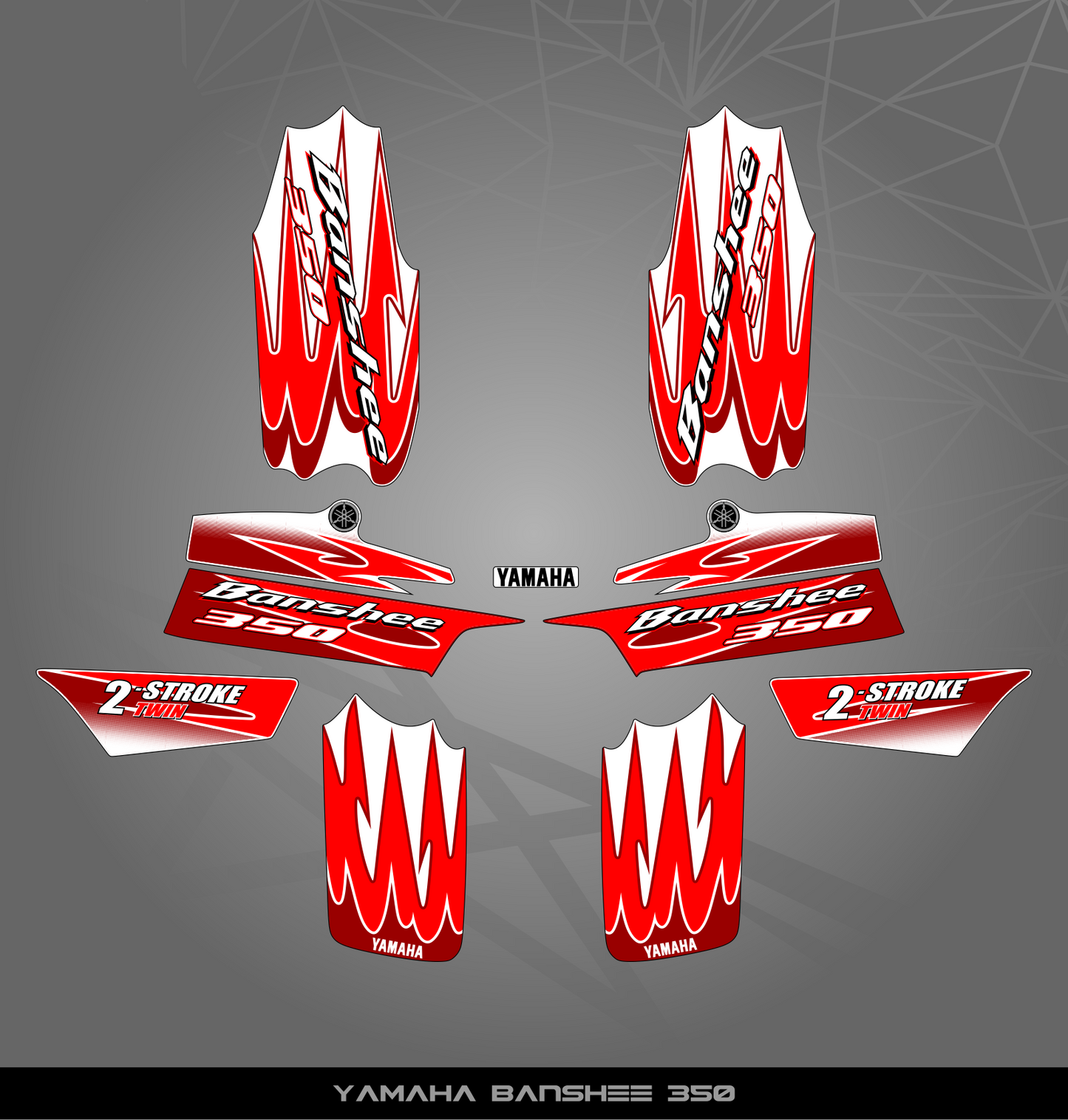 Partial Sticker Kit for Yamaha Banshee 350