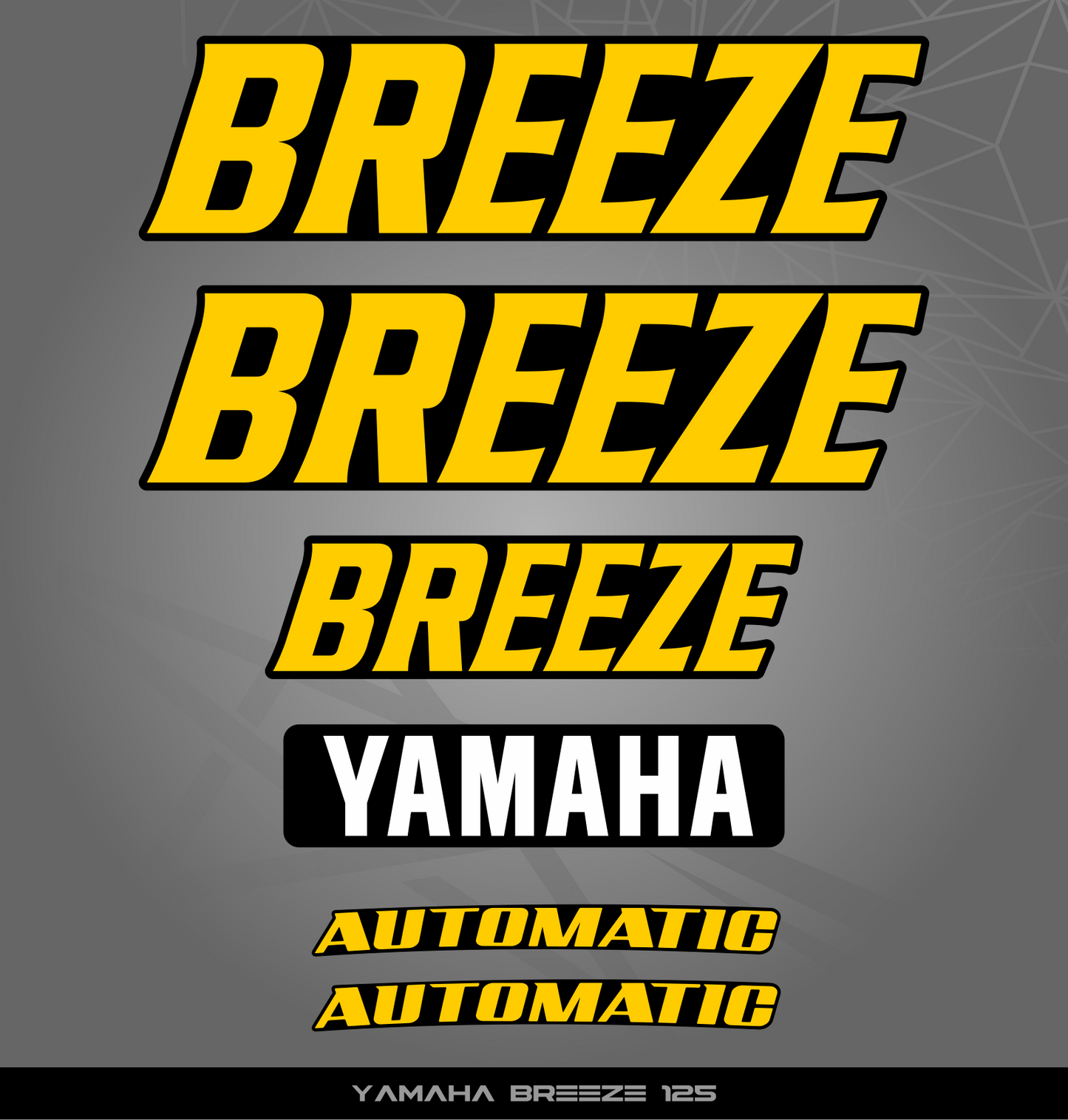 Partial Sticker Kit for Yamaha Breeze 125