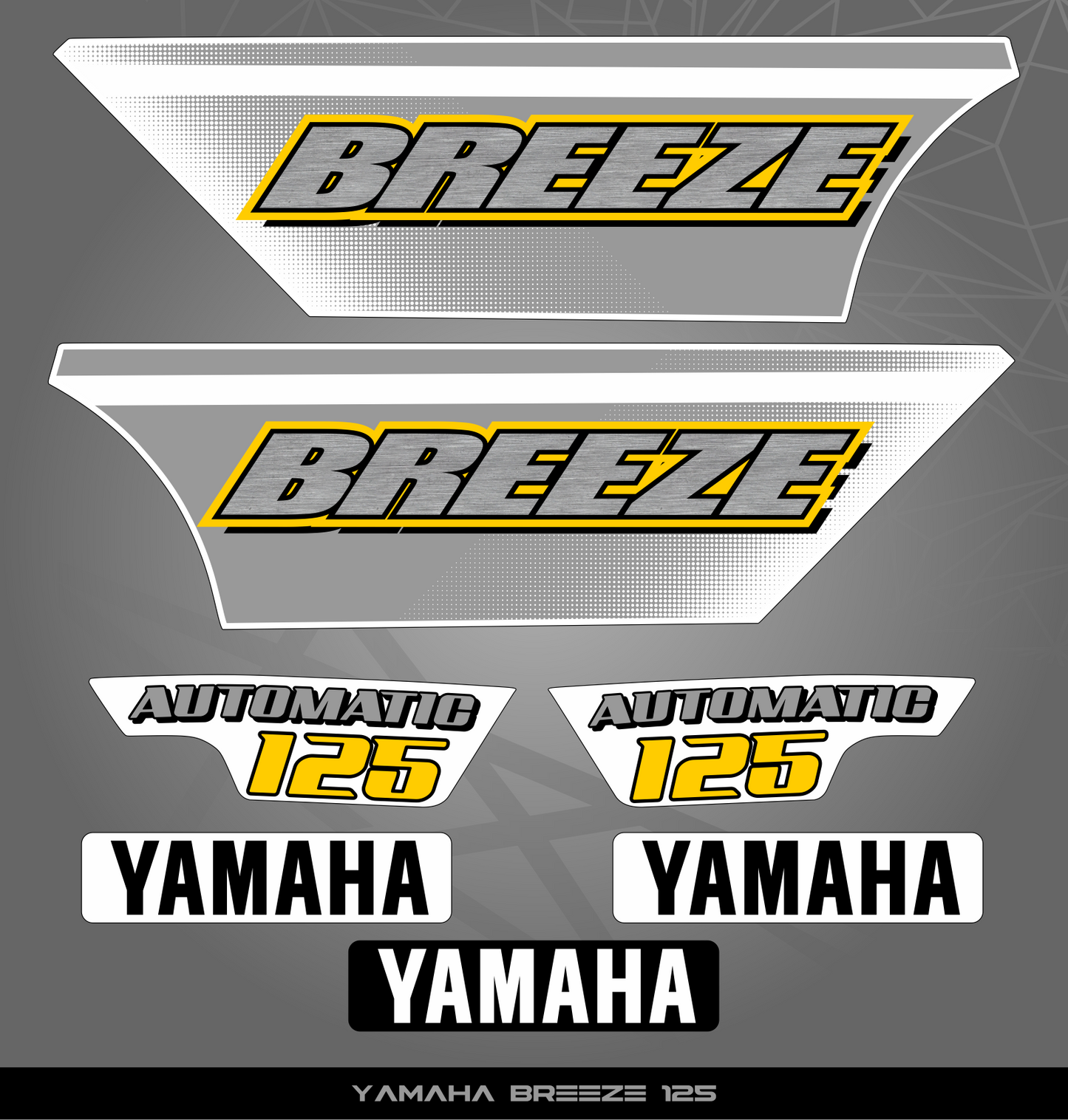 Partial Sticker Kit for Yamaha Breeze 125