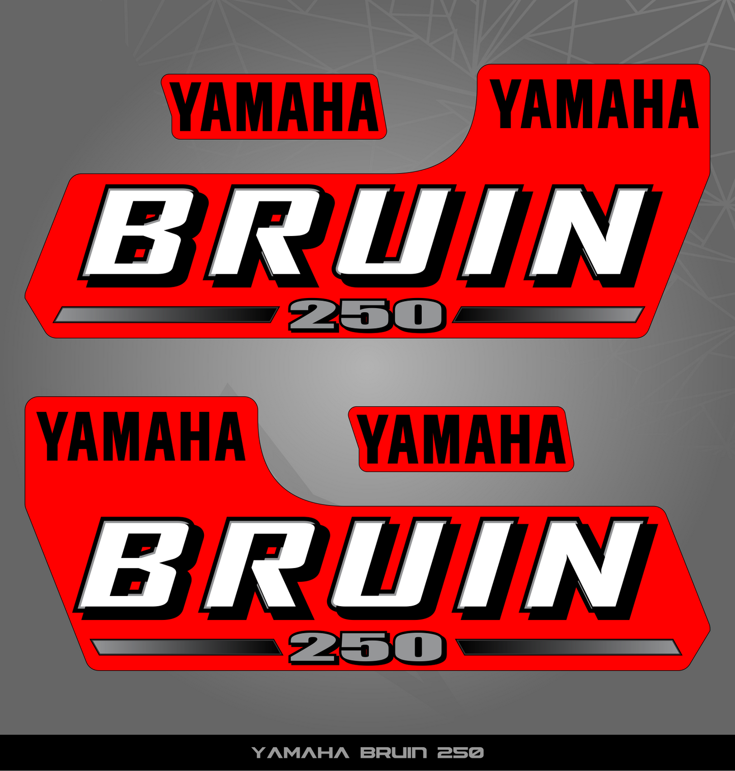 Partial Sticker Kit for Yamaha Bruin 250