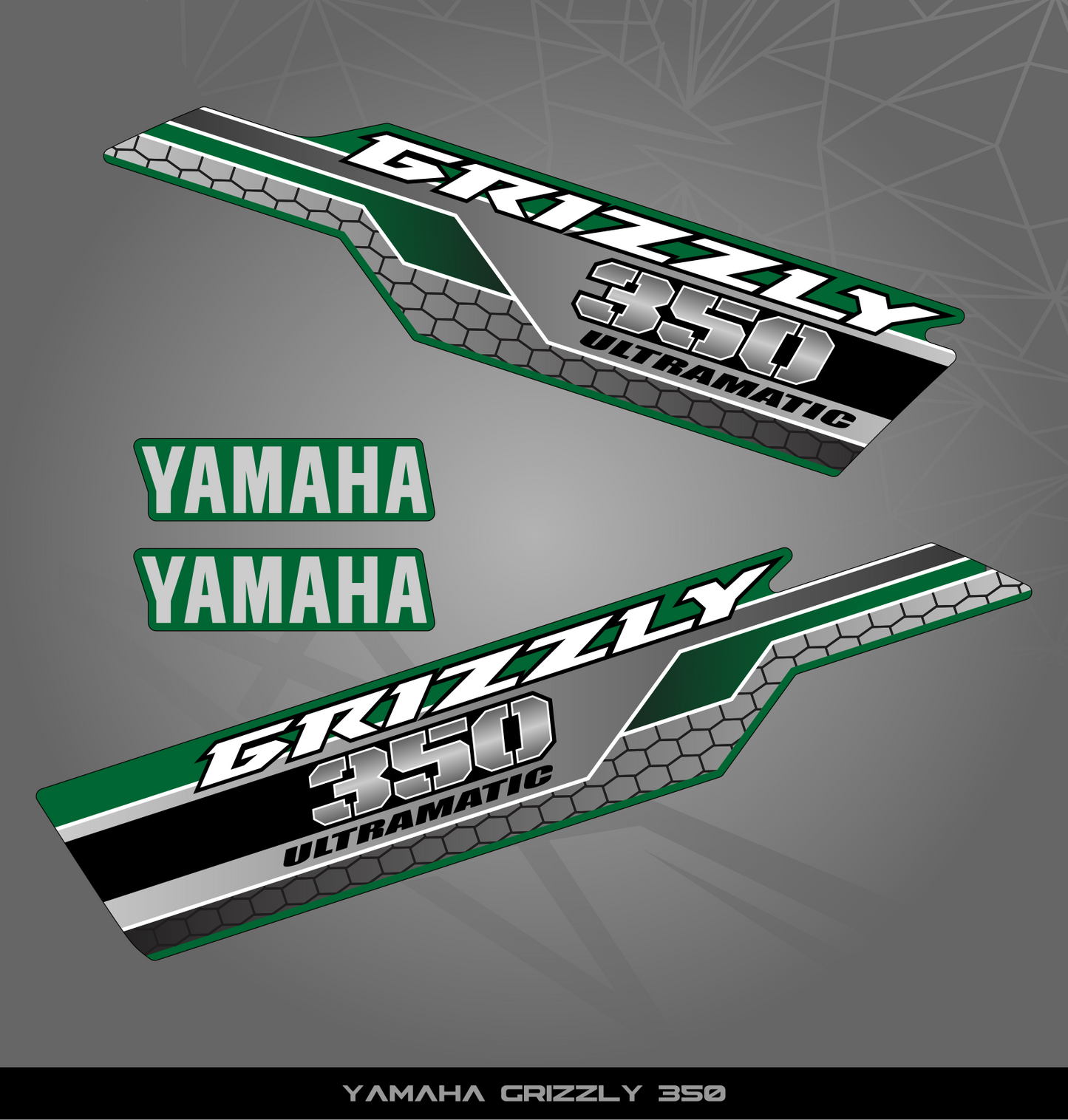 Partial Sticker Kit for Yamaha Grizzly 350