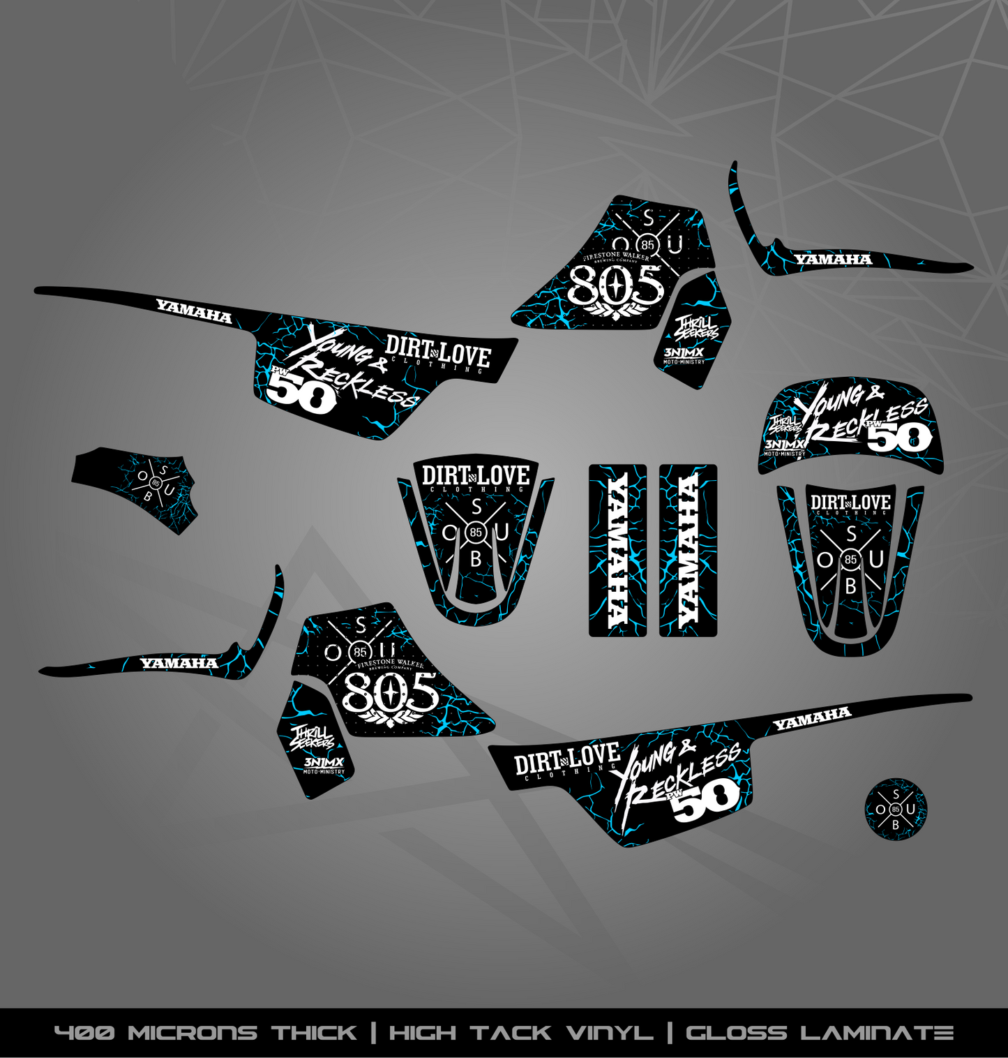 Full Sticker Kit for Yamaha PW 50
