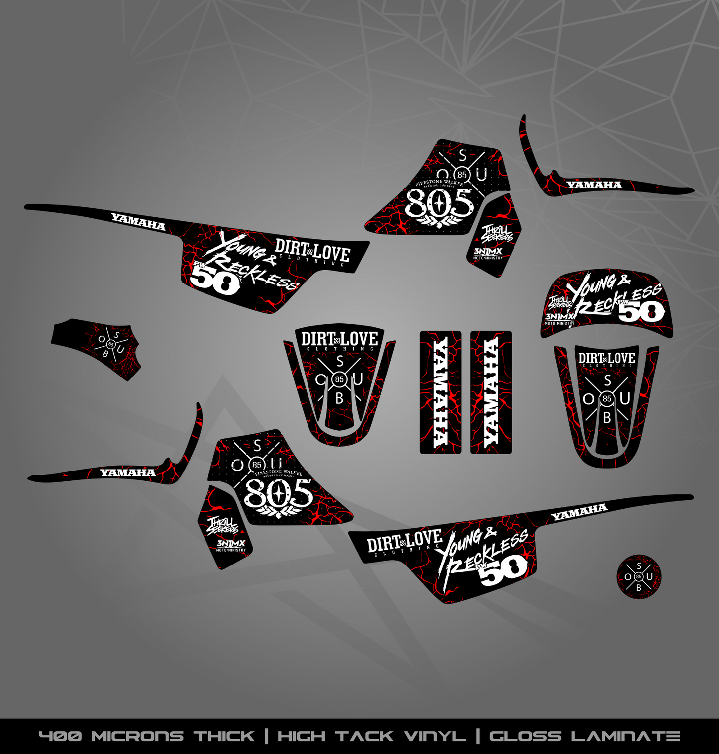 Full Sticker Kit for Yamaha PW 50