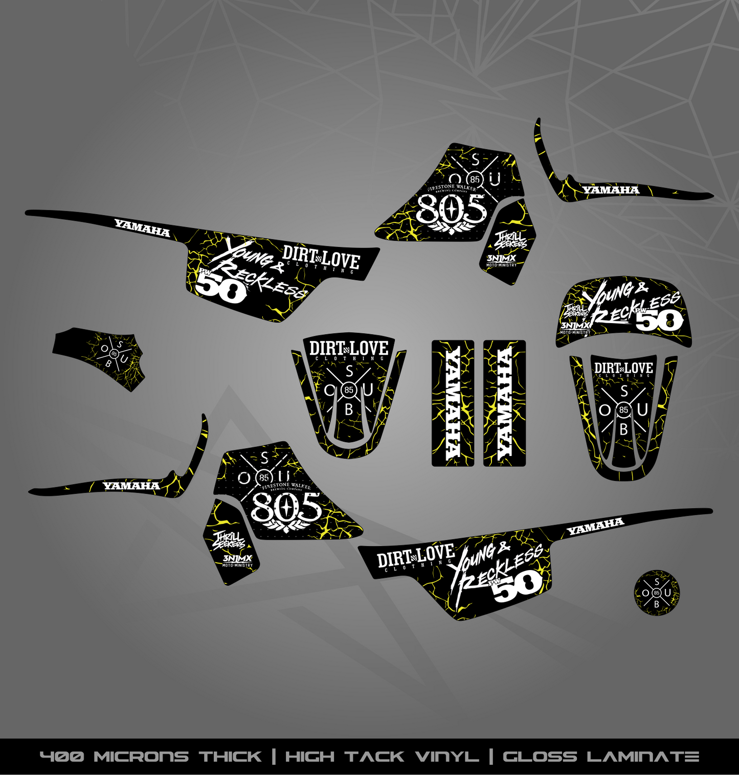 Full Sticker Kit for Yamaha PW 50