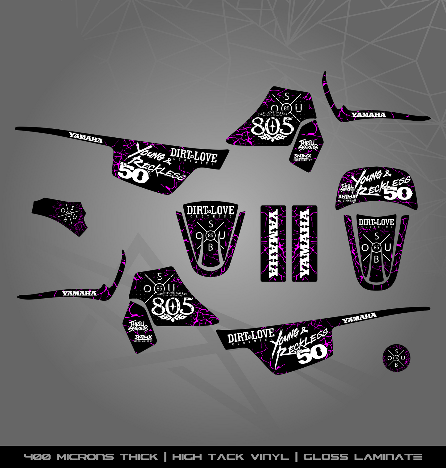 Full Sticker Kit for Yamaha PW 50