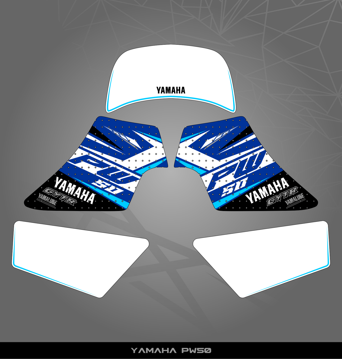 Partial Sticker Kit for Yamaha PW 50
