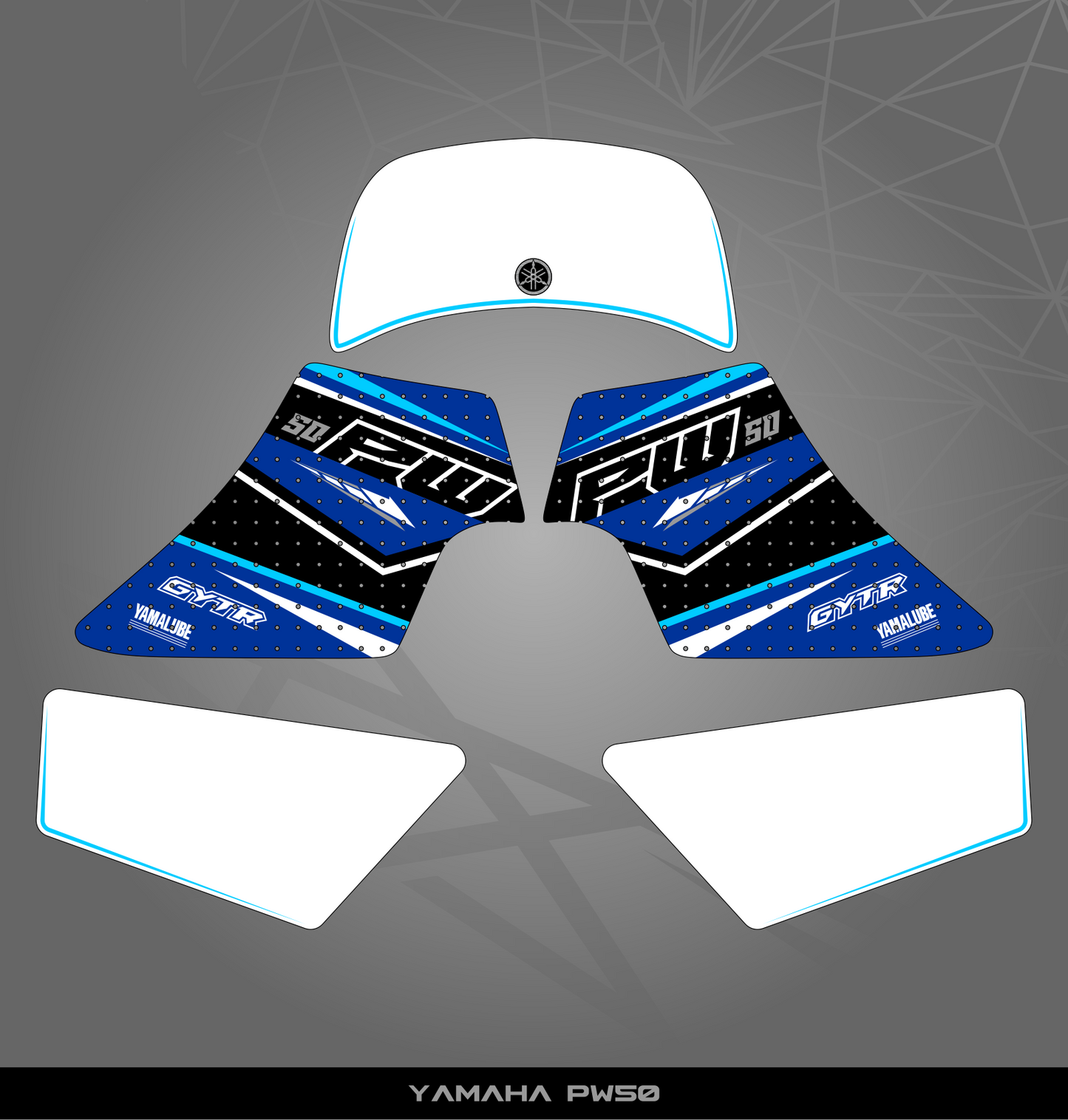 Partial Sticker Kit for Yamaha PW 50