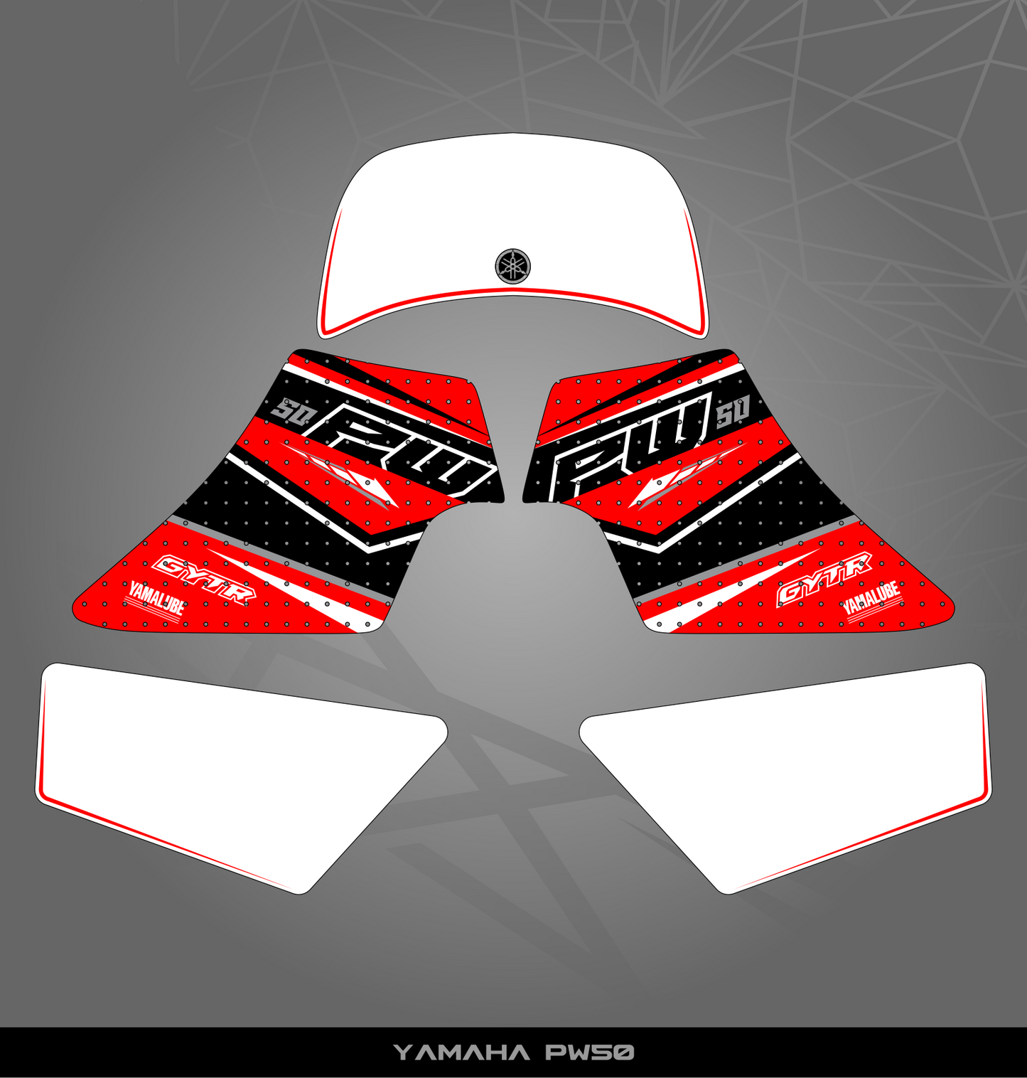 Partial Sticker Kit for Yamaha PW 50
