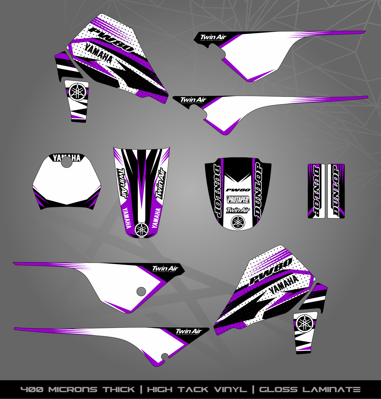 Full Sticker Kit for Yamaha PW 80