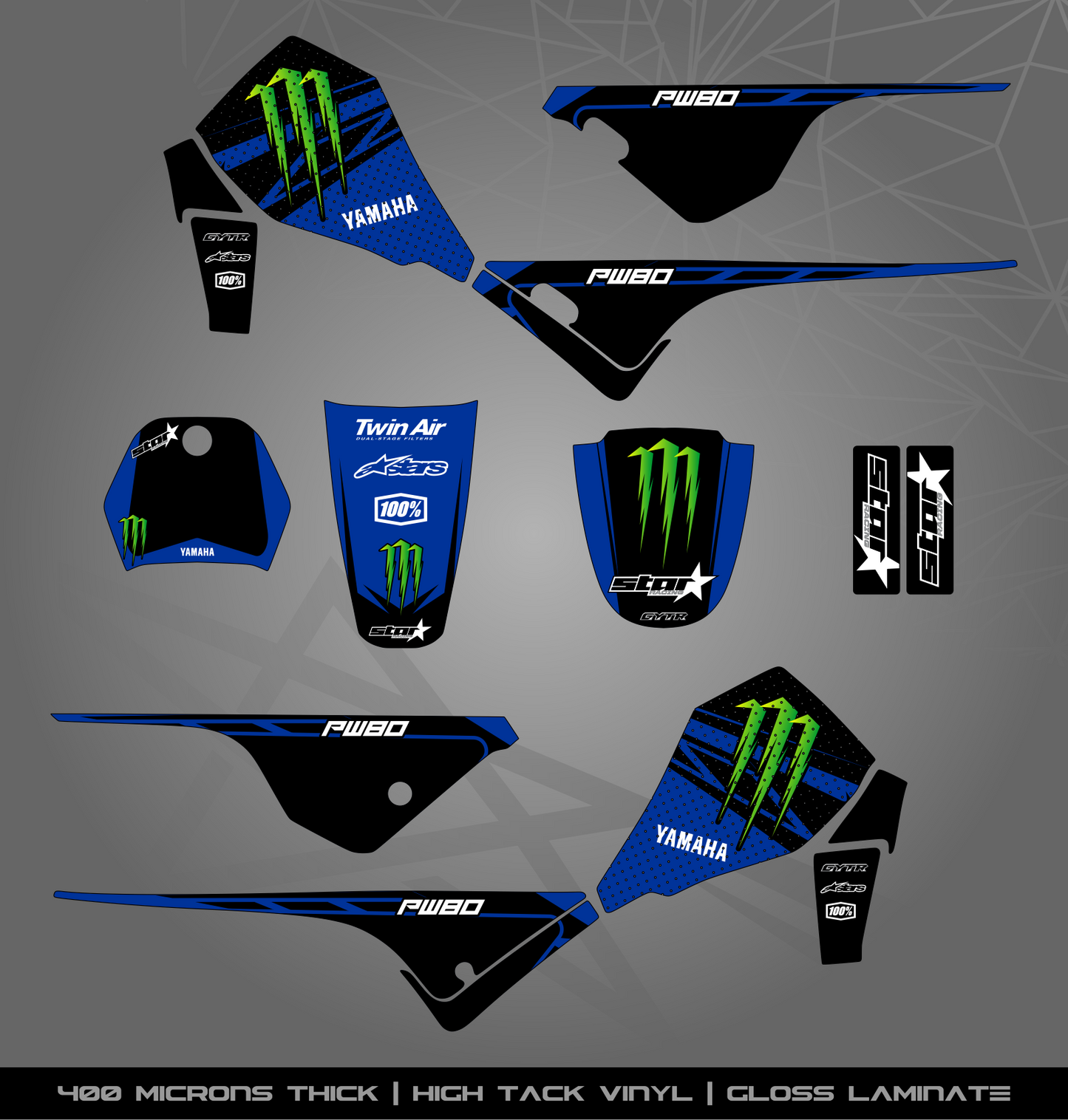 Full Sticker Kit for Yamaha PW 80