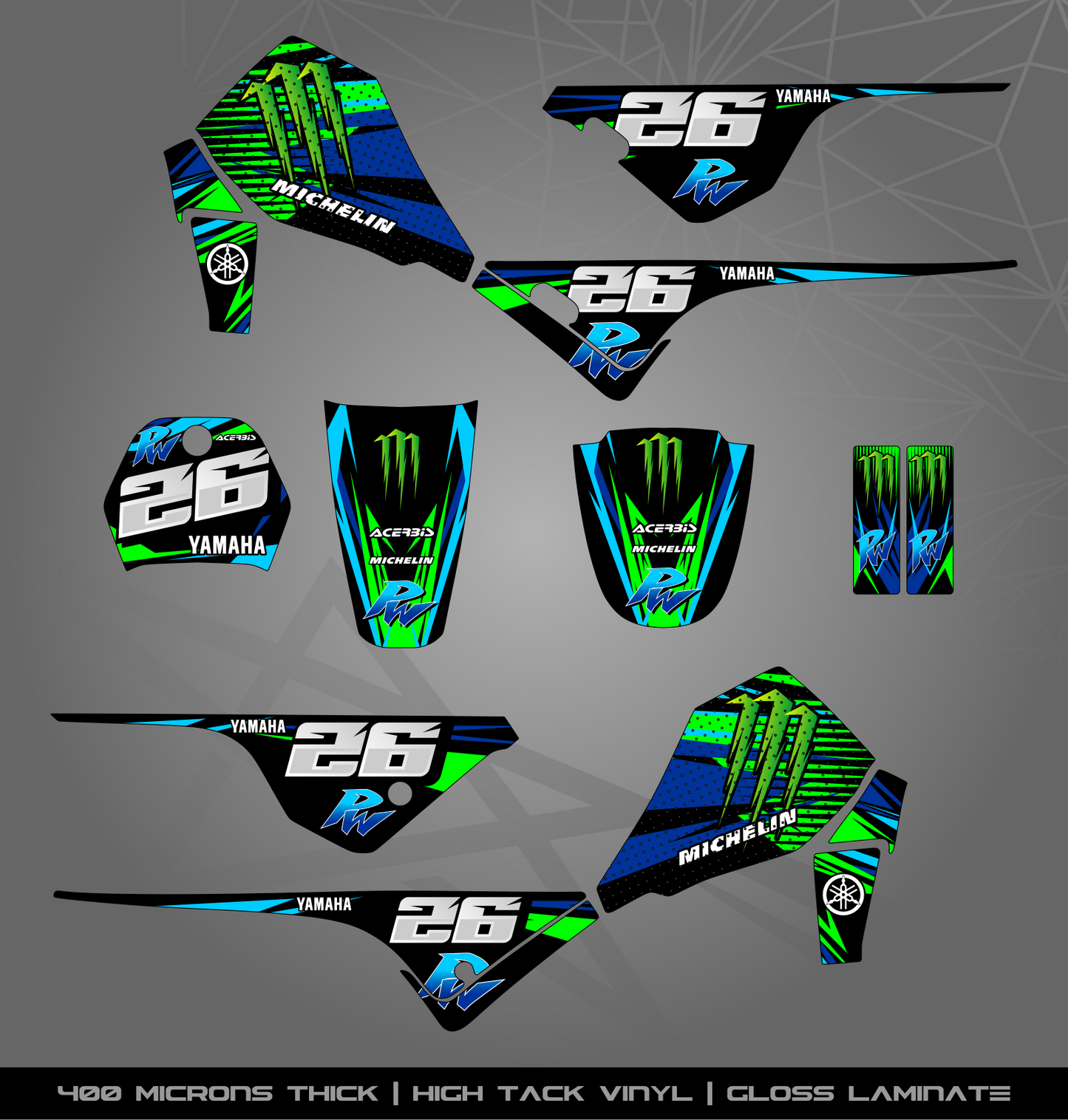 Full Sticker Kit for Yamaha PW 80