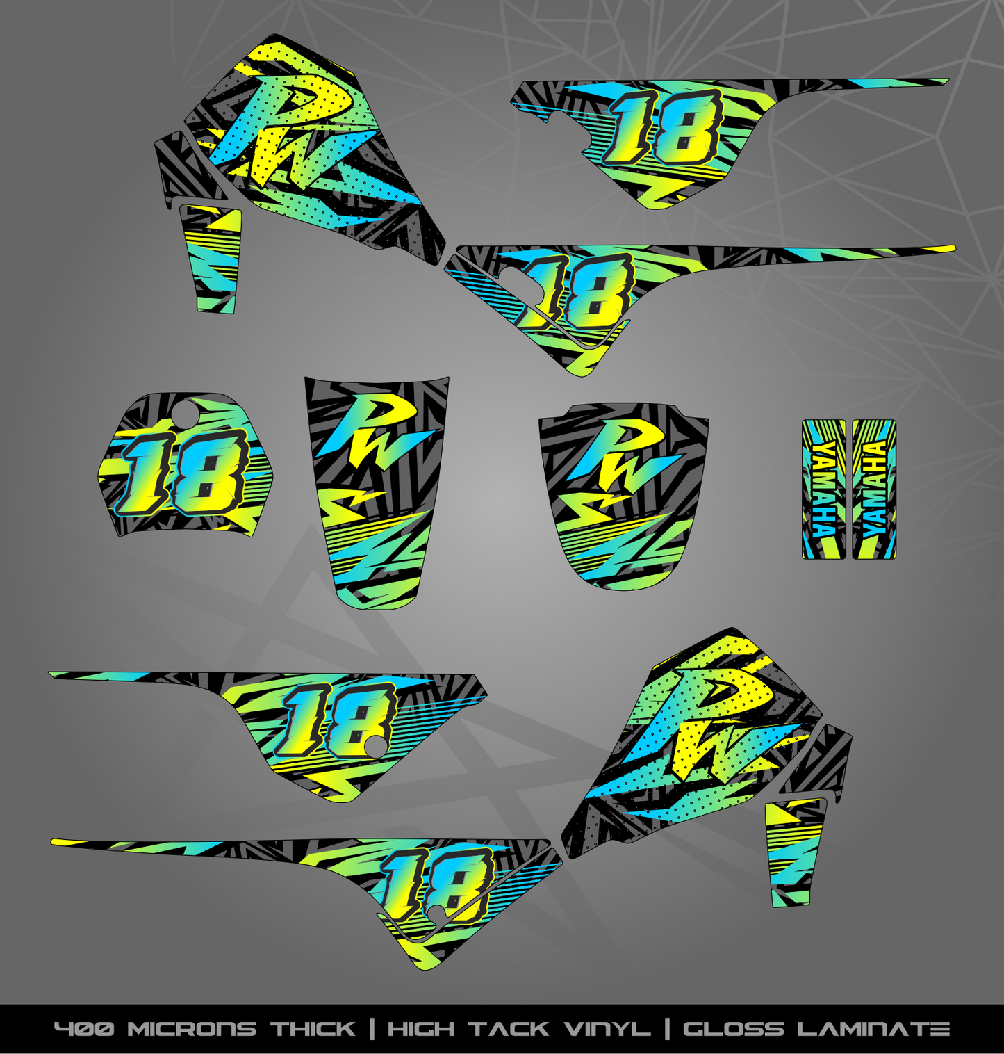 Full Sticker Kit for Yamaha PW 80