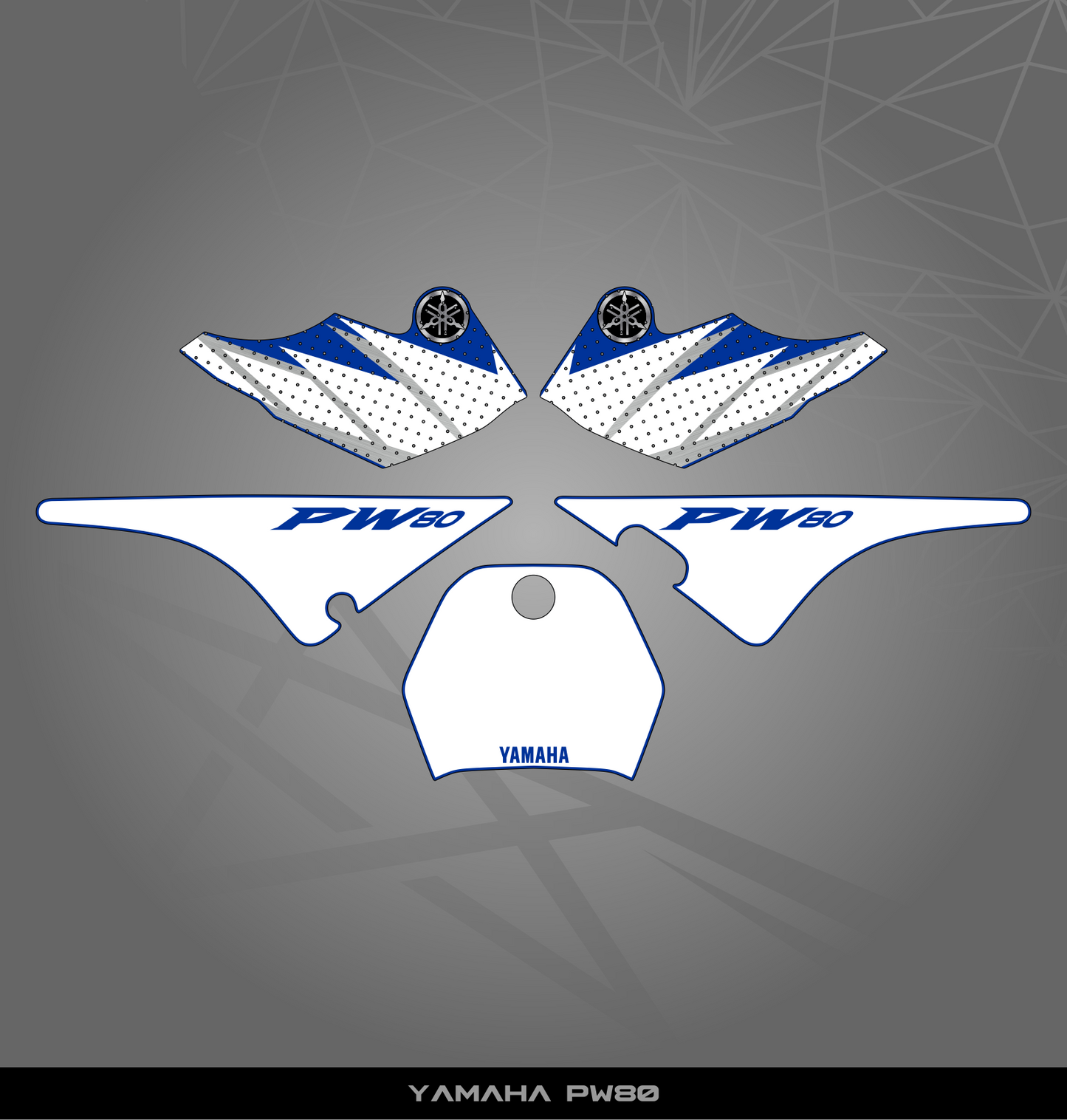 Partial Sticker Kit for Yamaha PW 80