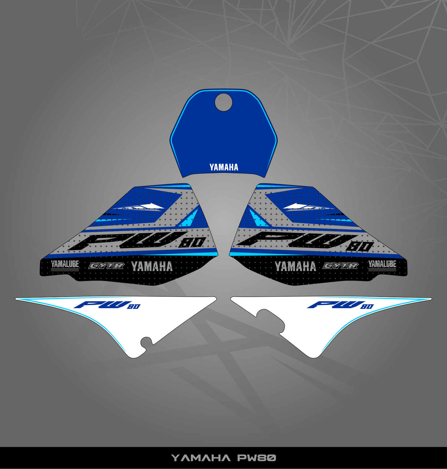Partial Sticker Kit for Yamaha PW 80