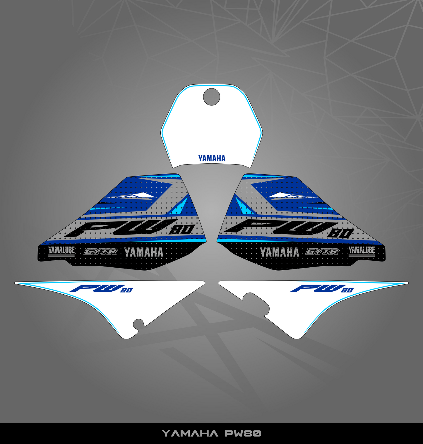 Partial Sticker Kit for Yamaha PW 80