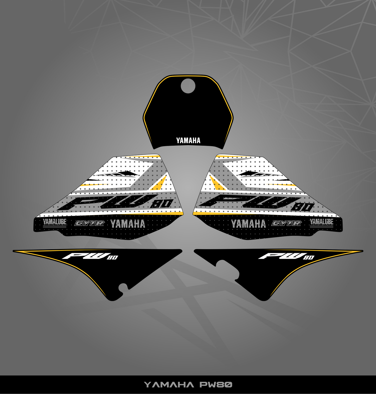 Partial Sticker Kit for Yamaha PW 80