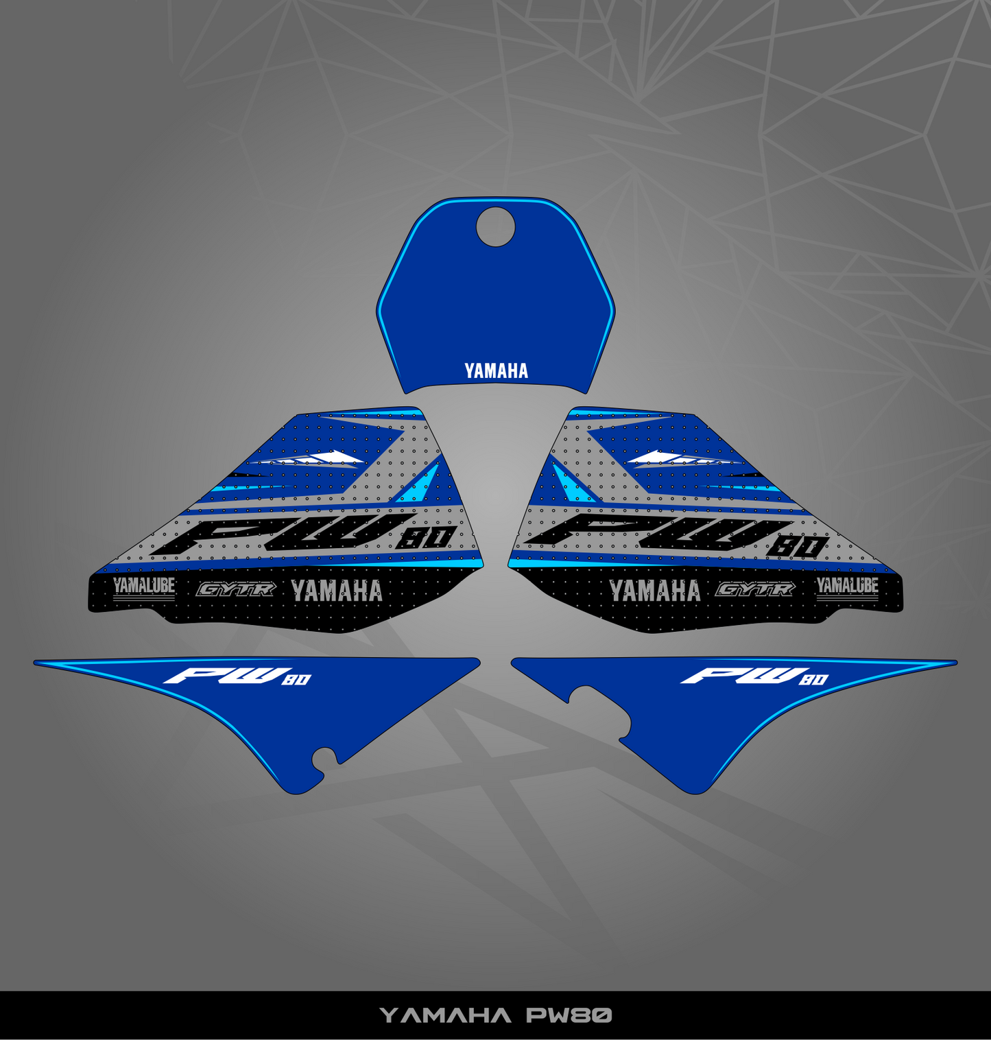 Partial Sticker Kit for Yamaha PW 80