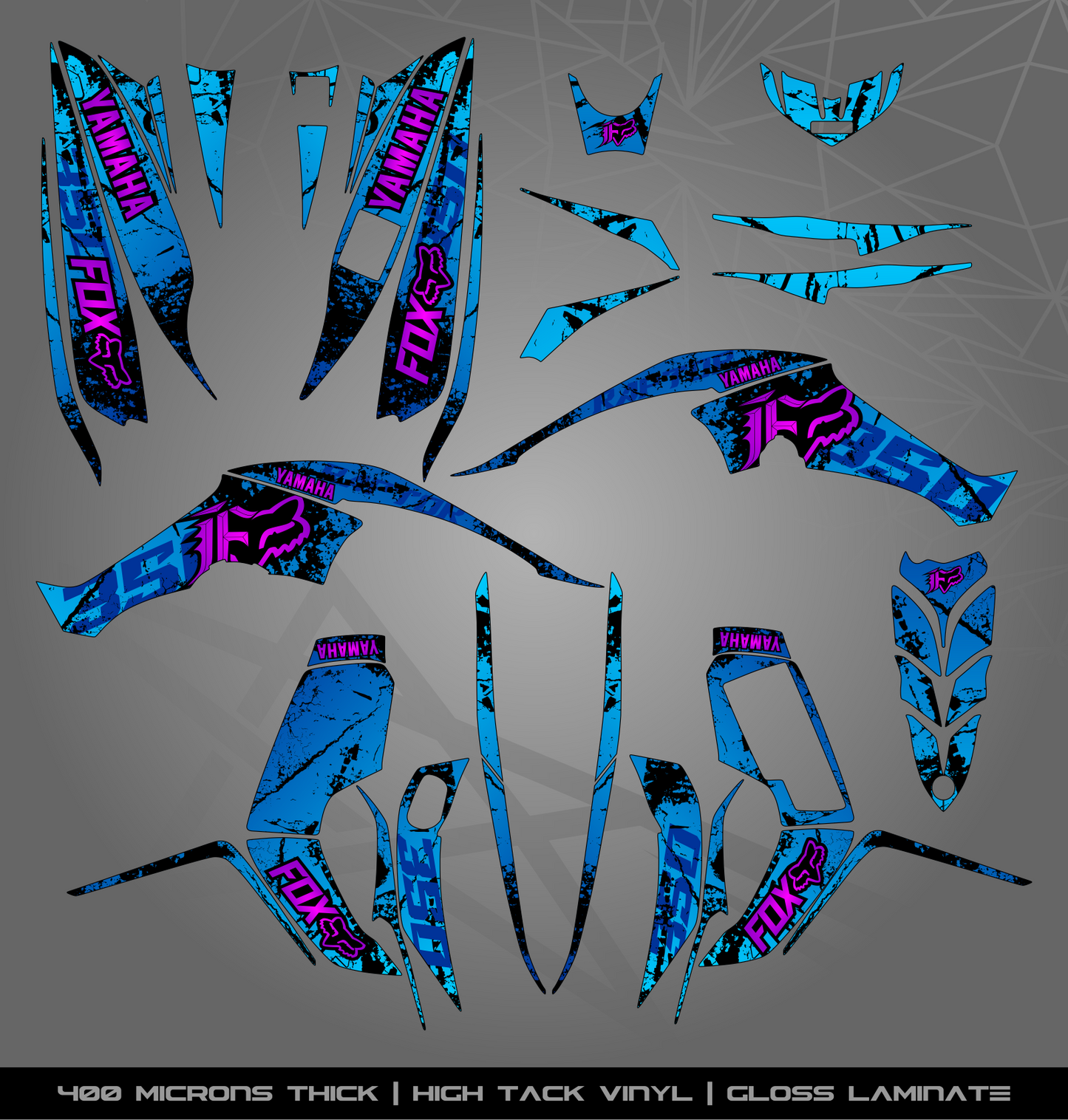 Full Sticker Kit for Yamaha Raptor 350