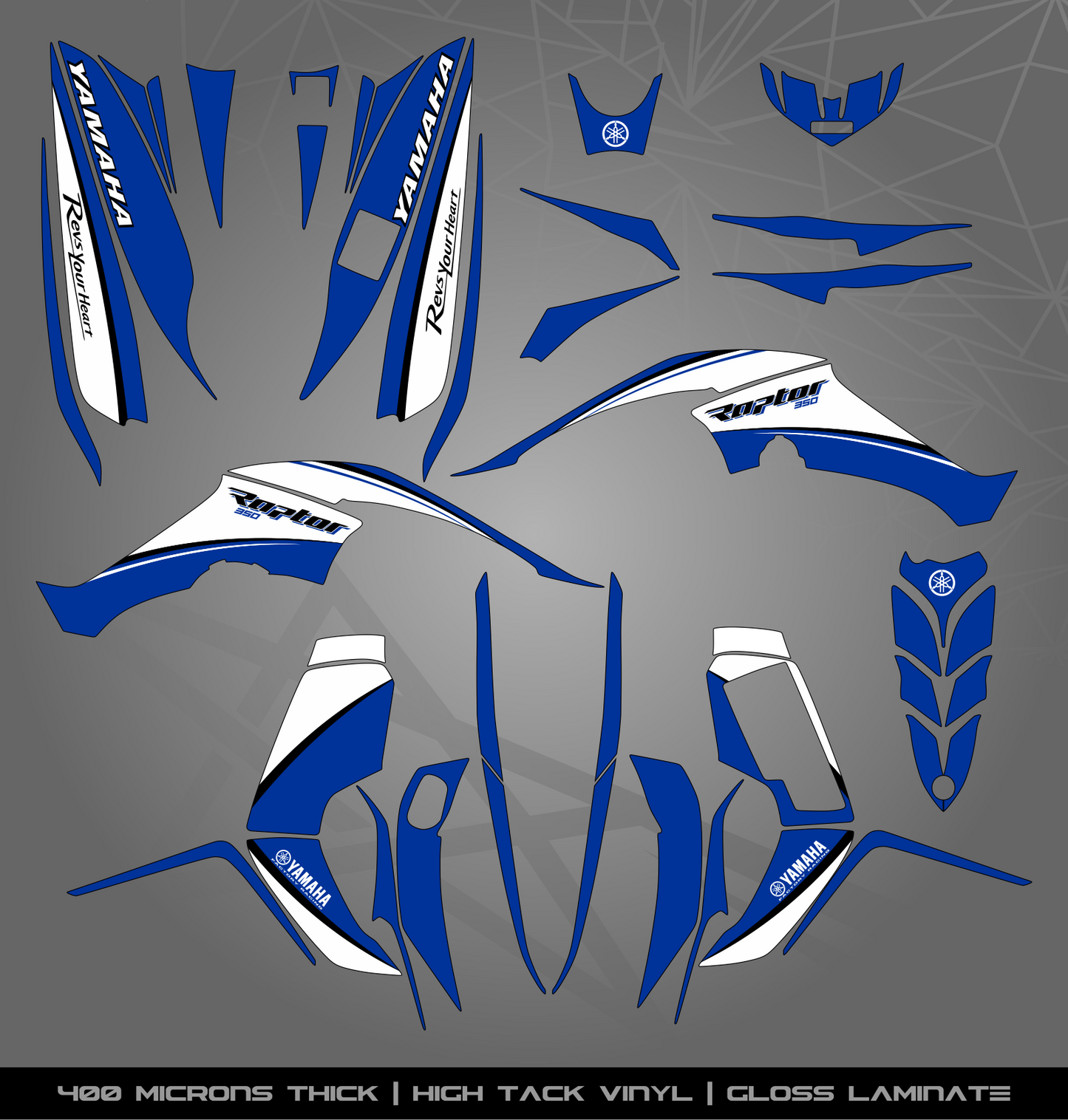 Full Sticker Kit for Yamaha Raptor 350
