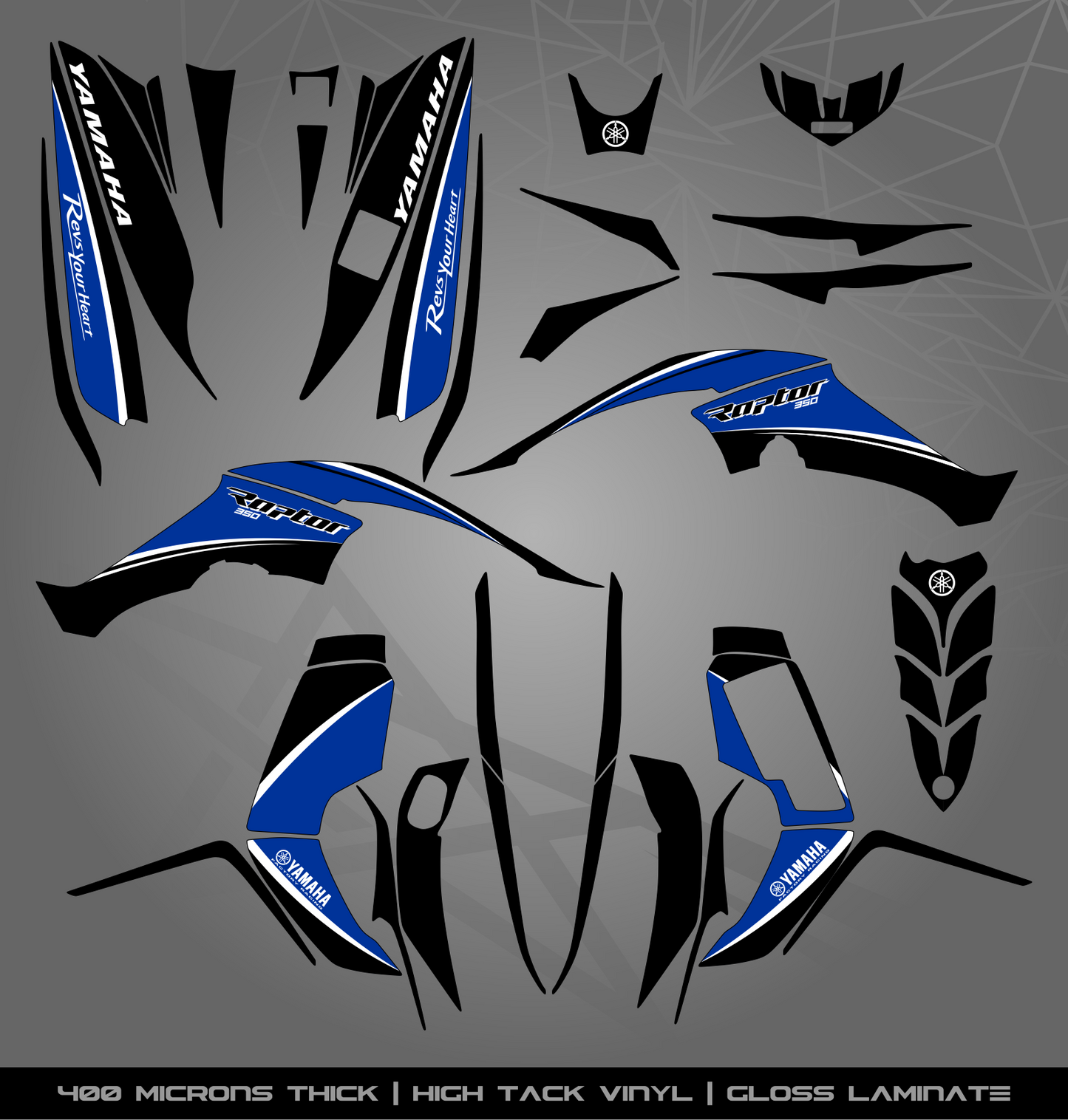 Full Sticker Kit for Yamaha Raptor 350