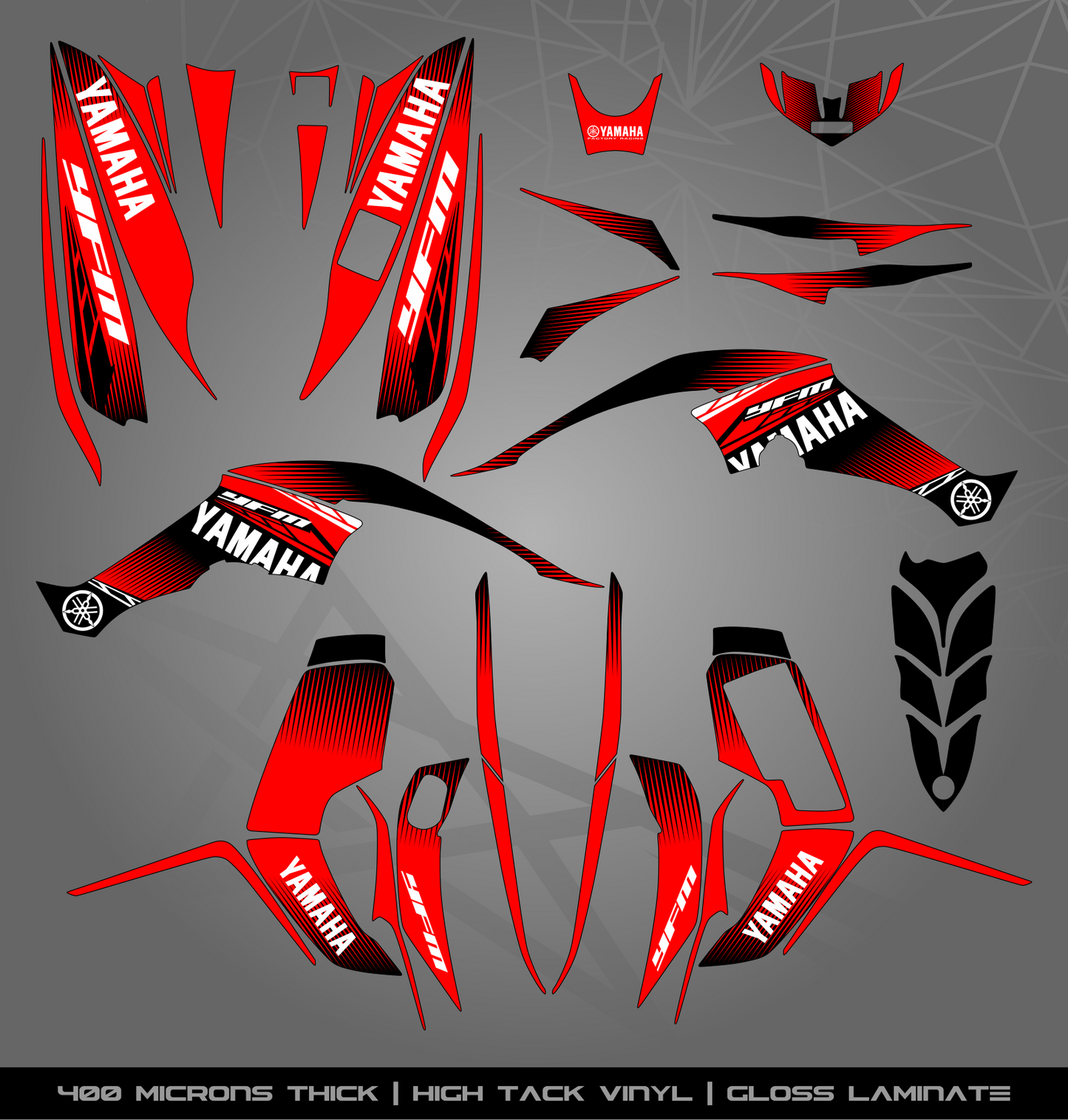Full Sticker Kit for Yamaha Raptor 350