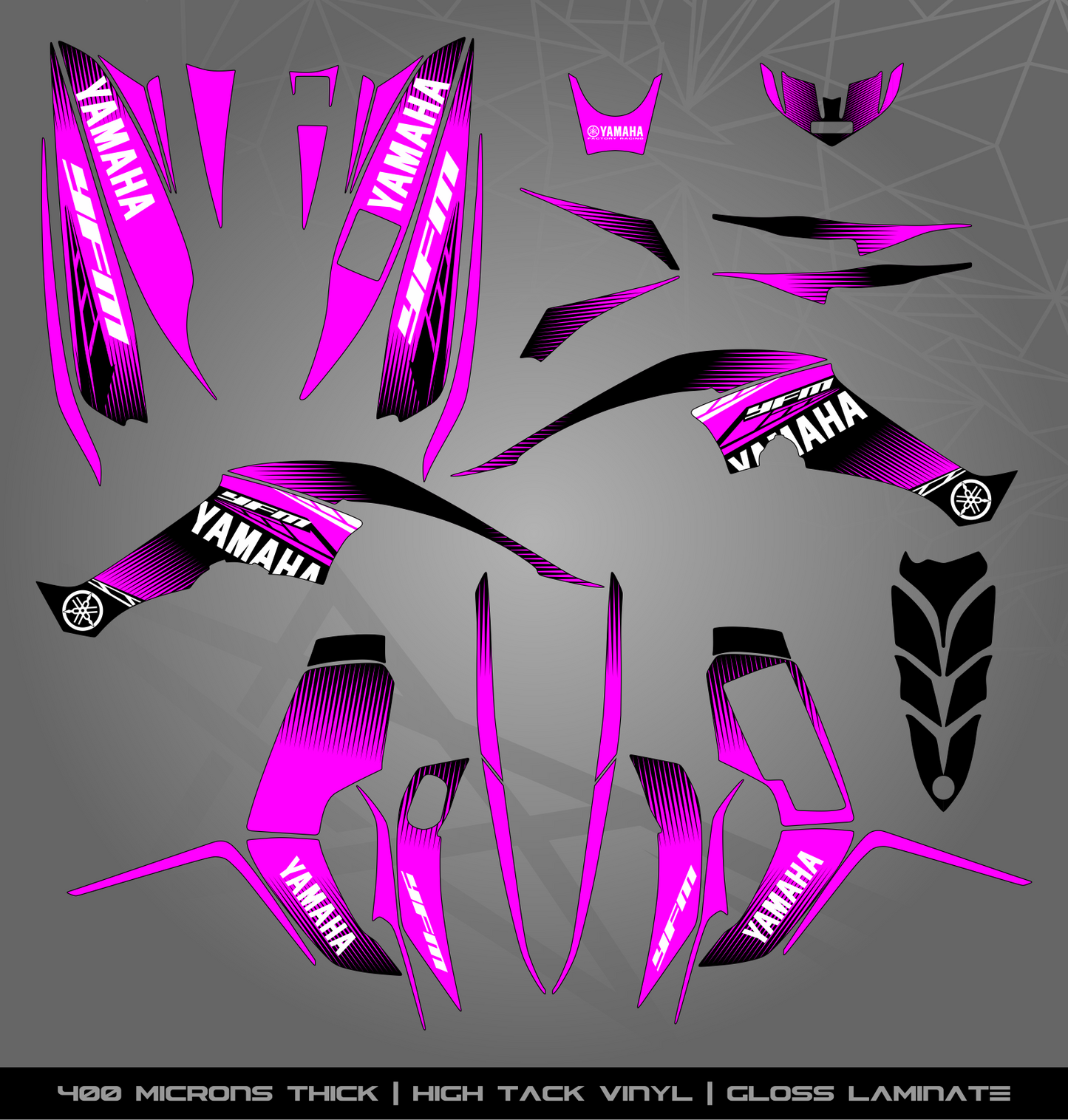 Full Sticker Kit for Yamaha Raptor 350