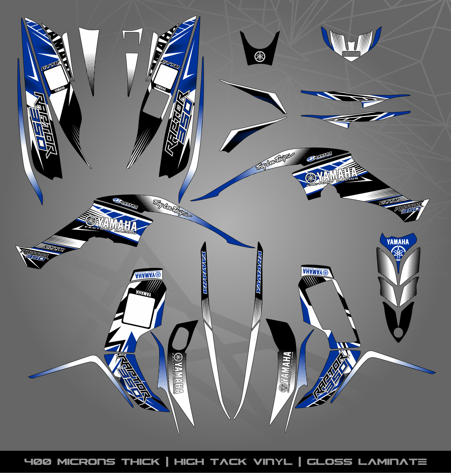 Full Sticker Kit for Yamaha Raptor 350