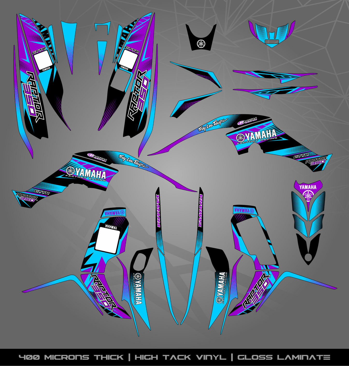 Full Sticker Kit for Yamaha Raptor 350