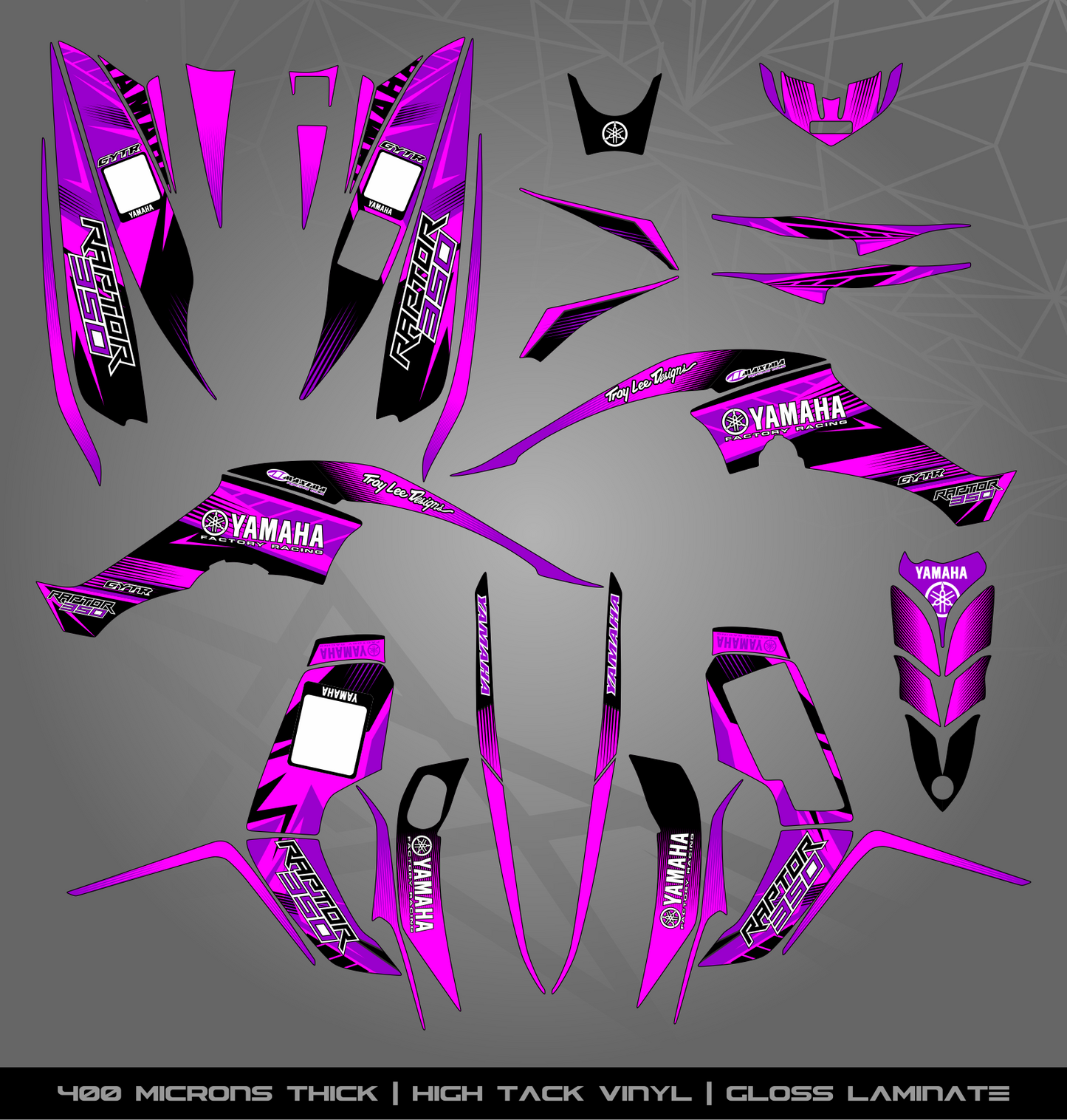 Full Sticker Kit for Yamaha Raptor 350