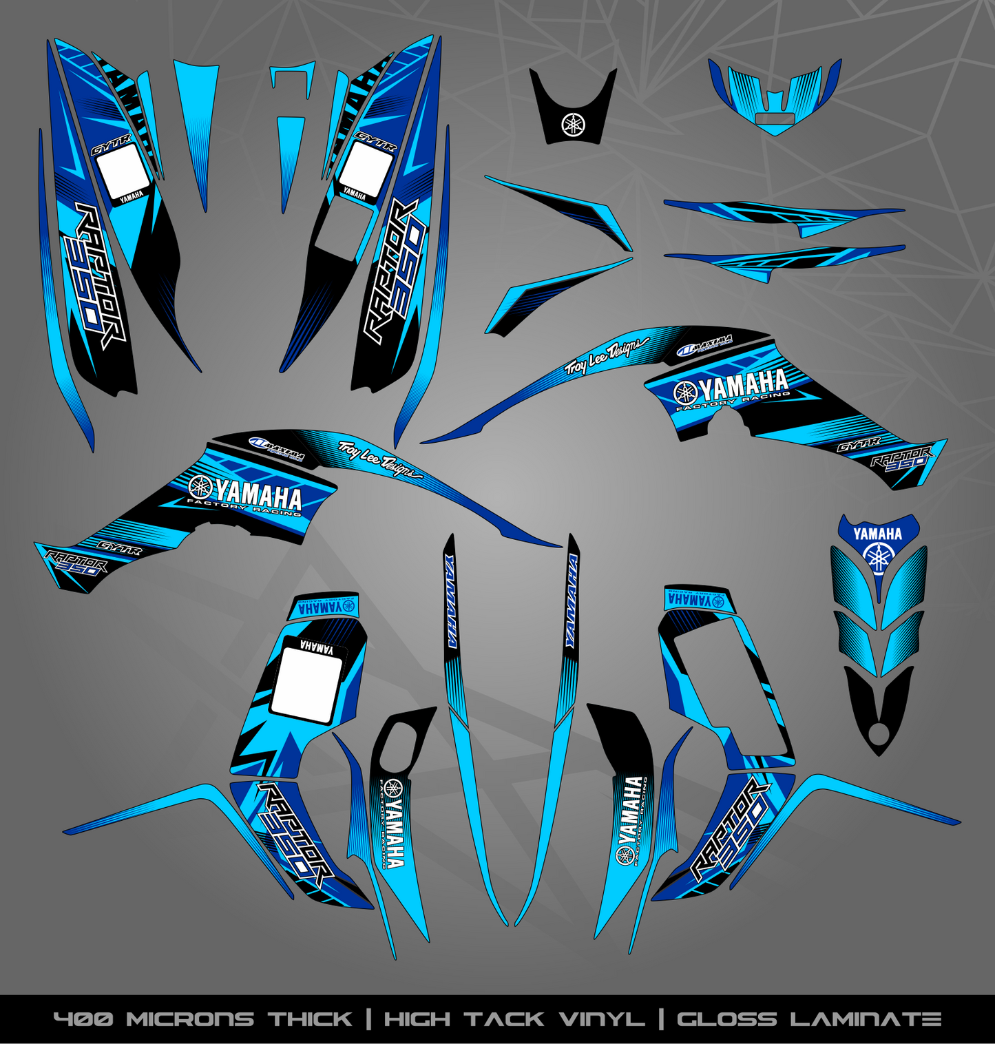 Full Sticker Kit for Yamaha Raptor 350