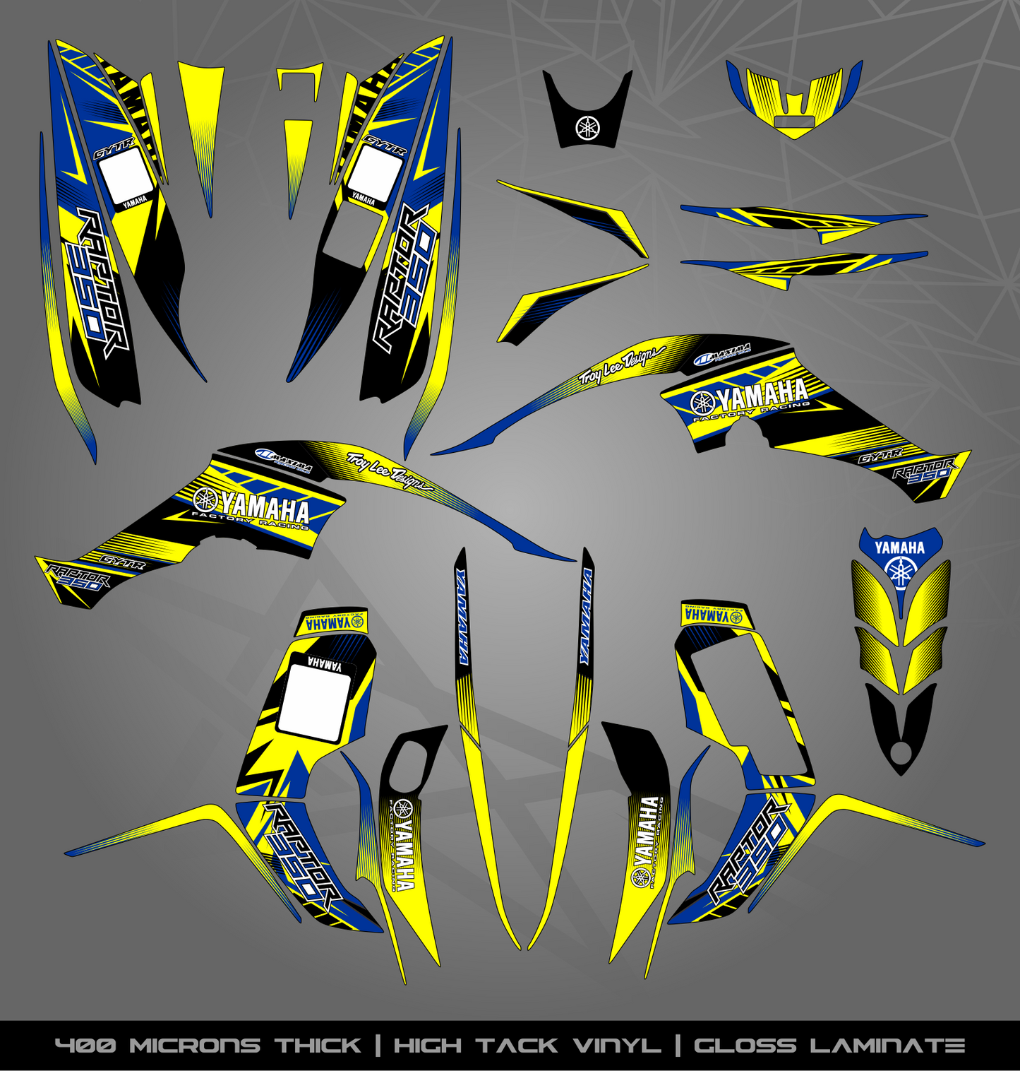 Full Sticker Kit for Yamaha Raptor 350